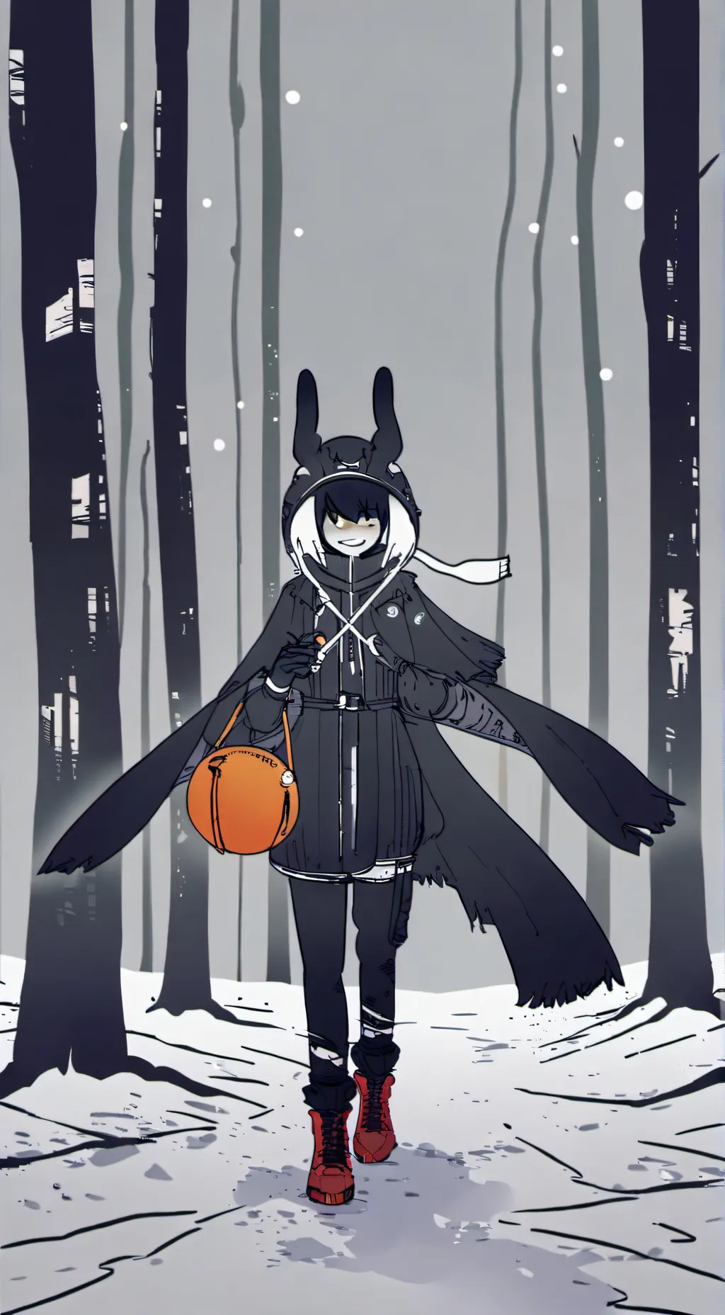 ai character: Double Fedora💔 background