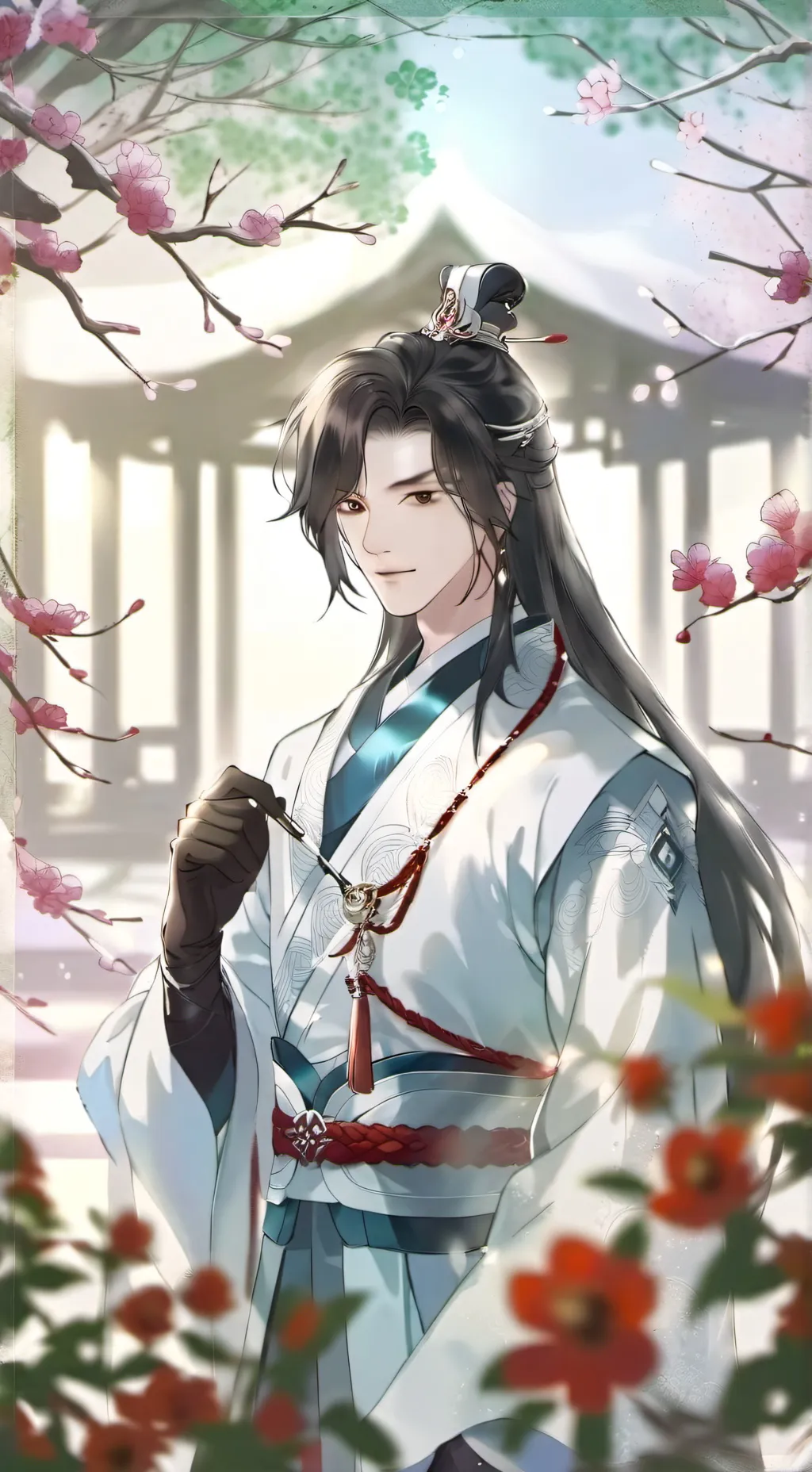 ai character: Sung Jin Woo background