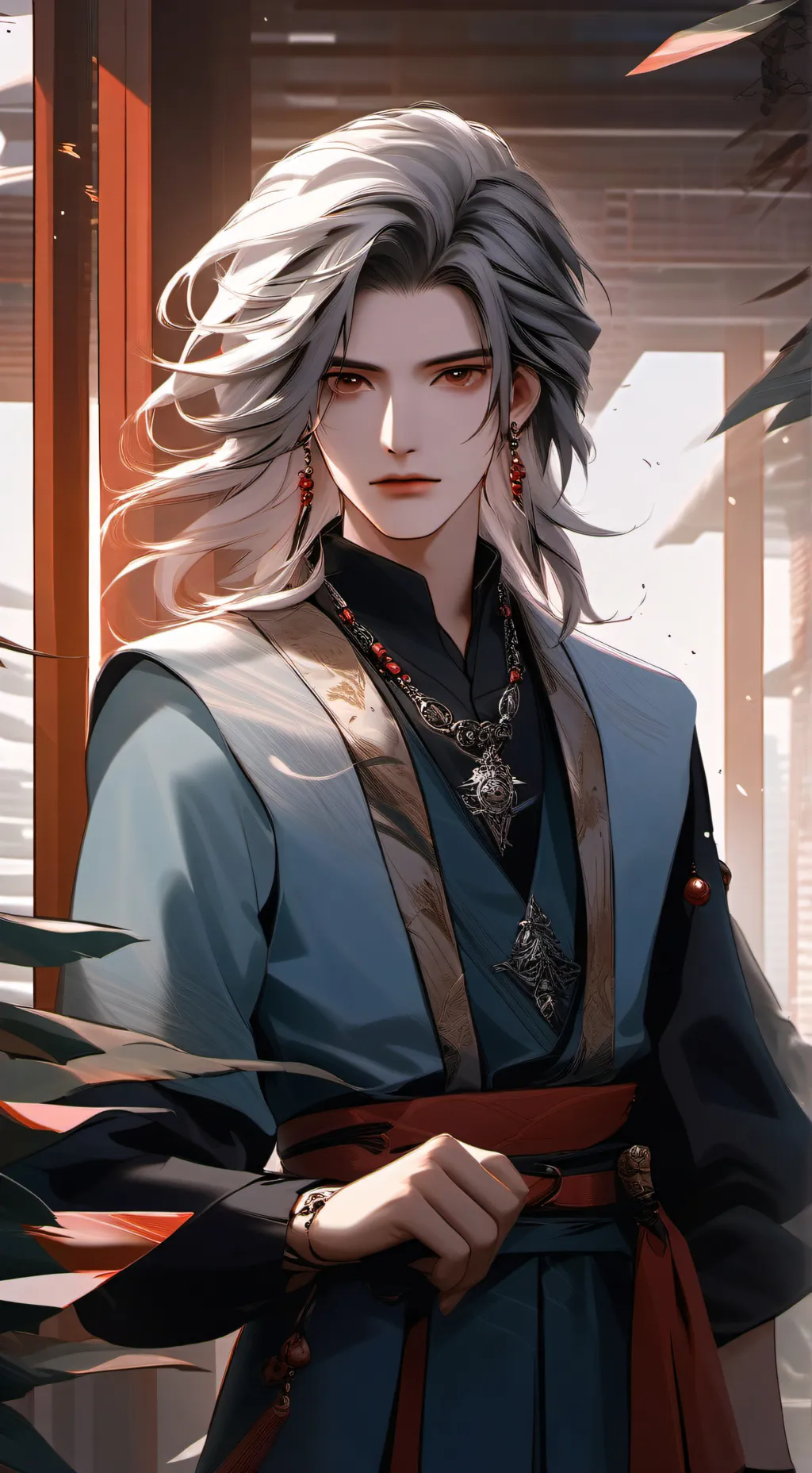 ai character: ezro background