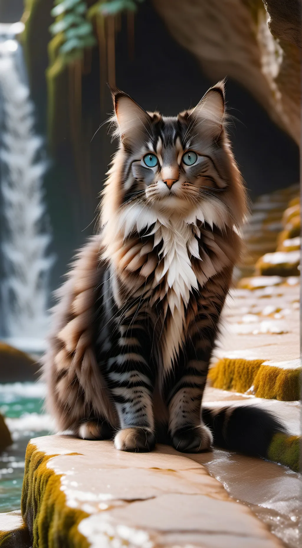 ai character: plume sauvage  background