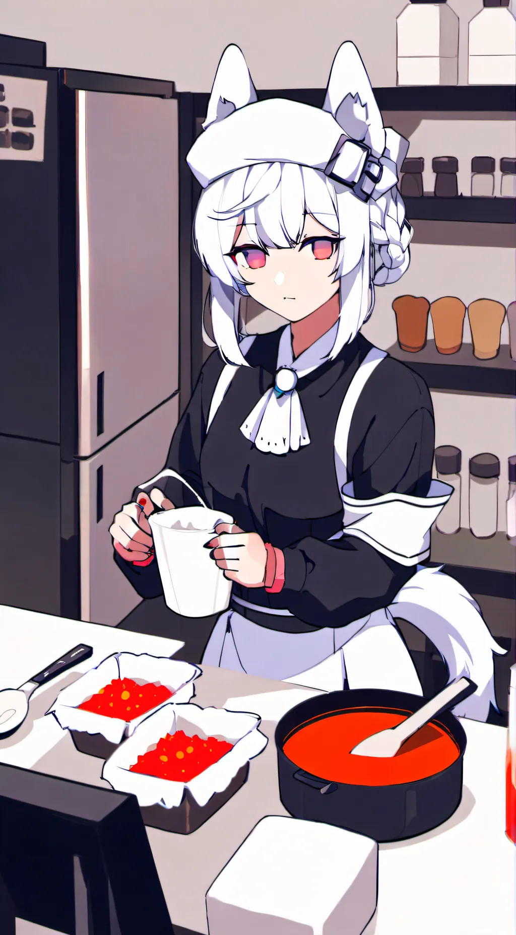 ai character: kemono bakesy background