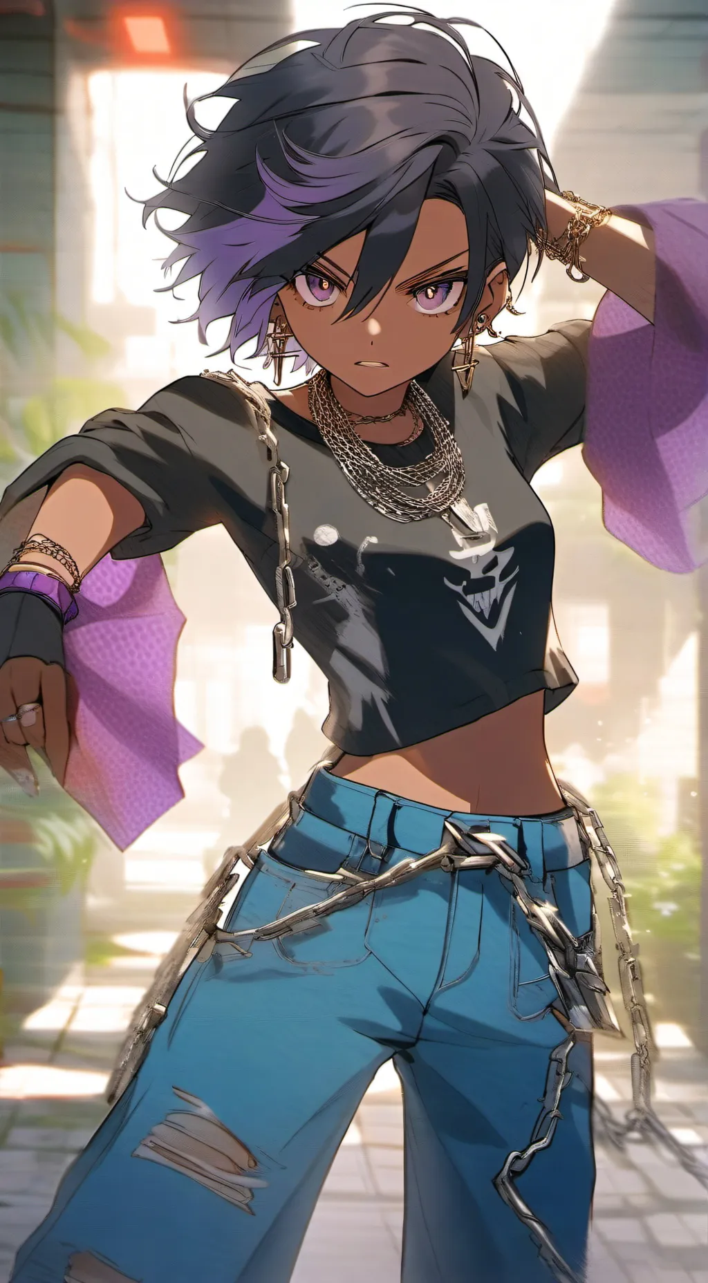 ai character: Vein  background