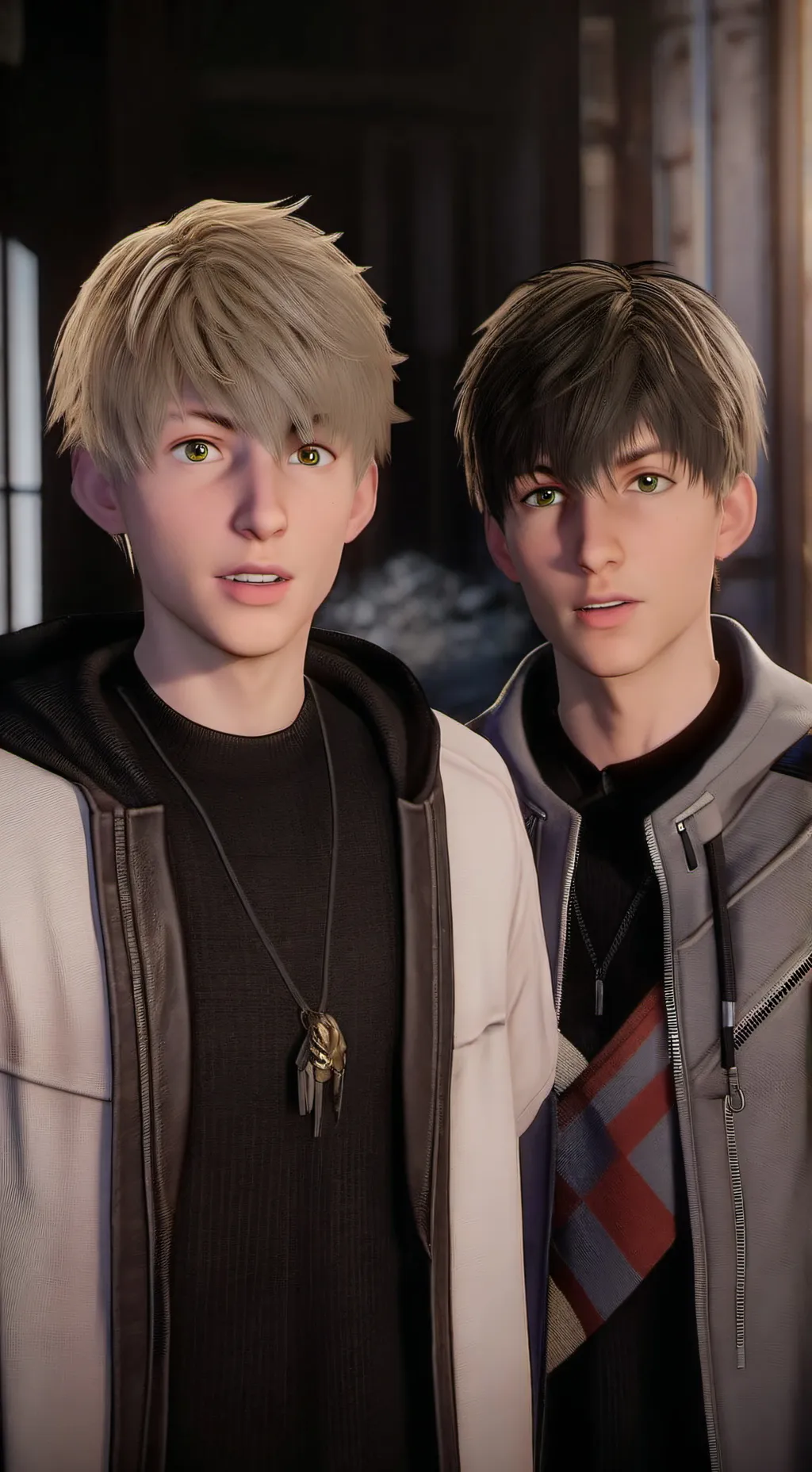 ai character: •~sam and colby~• background
