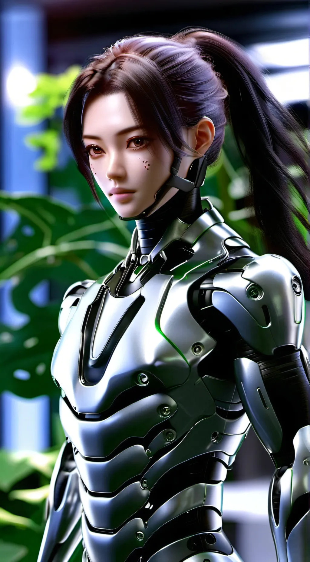 ai character: Natura background