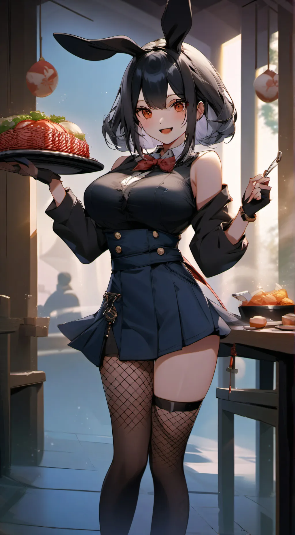 ai character: Club rabbitgirl TF background