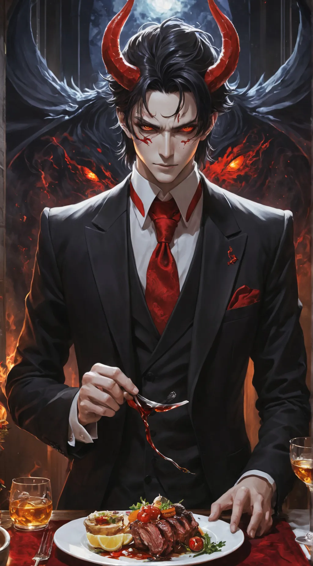 ai character: Raphael background