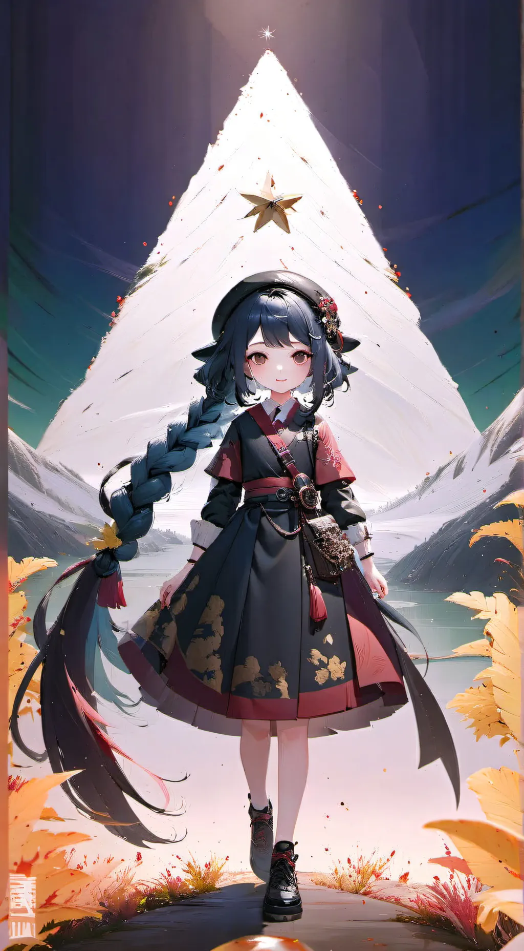 ai character: Nabi X Santi background