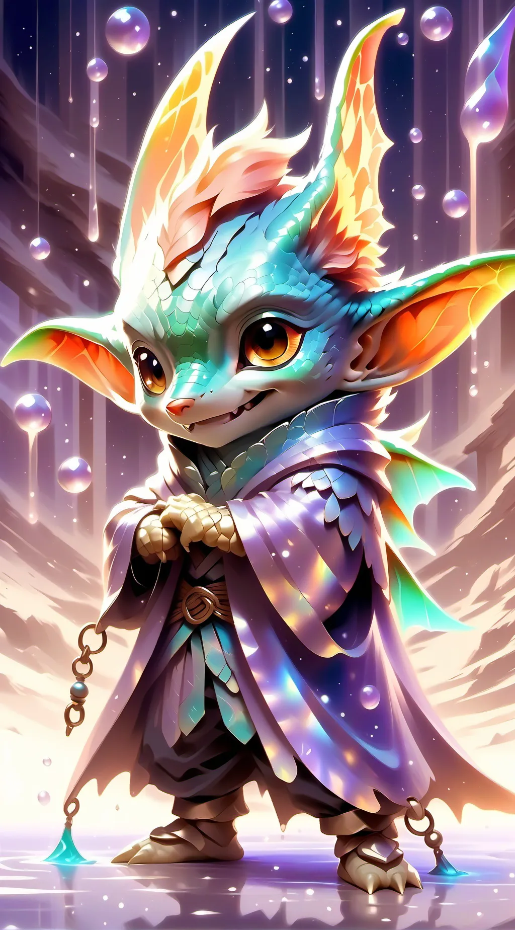 ai character: stitch background