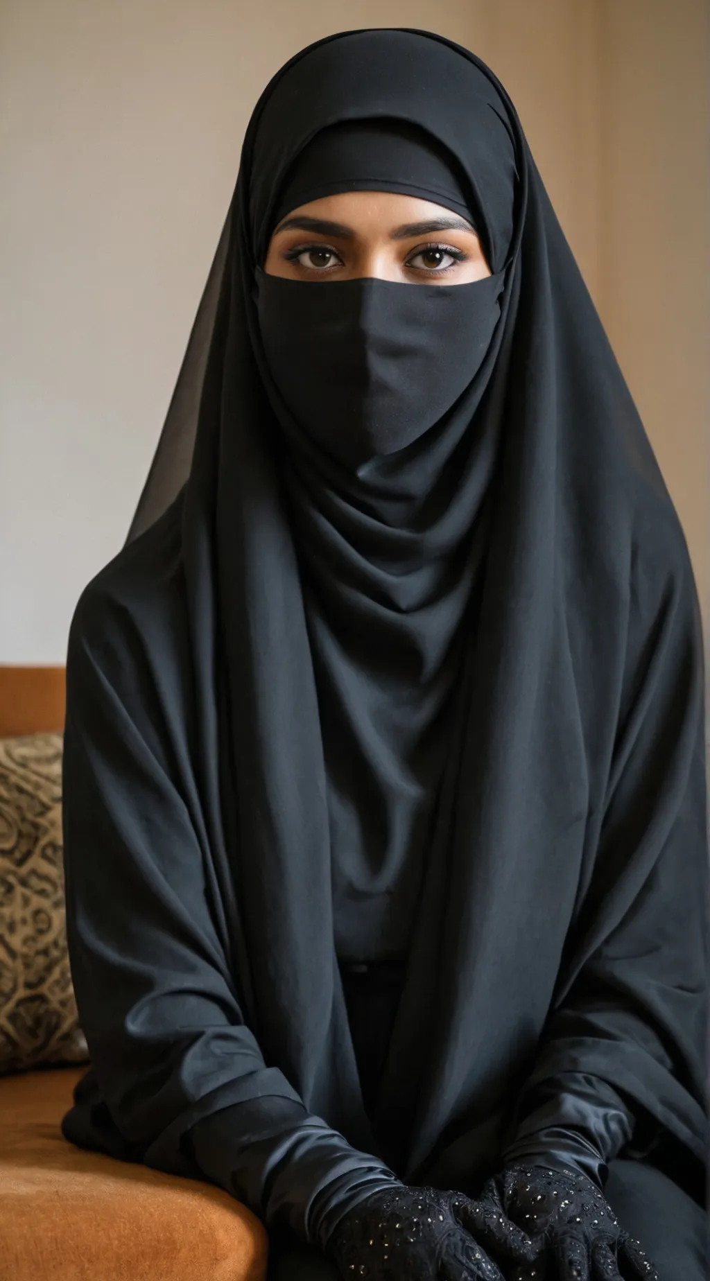 ai character: Fatima Zahra  background