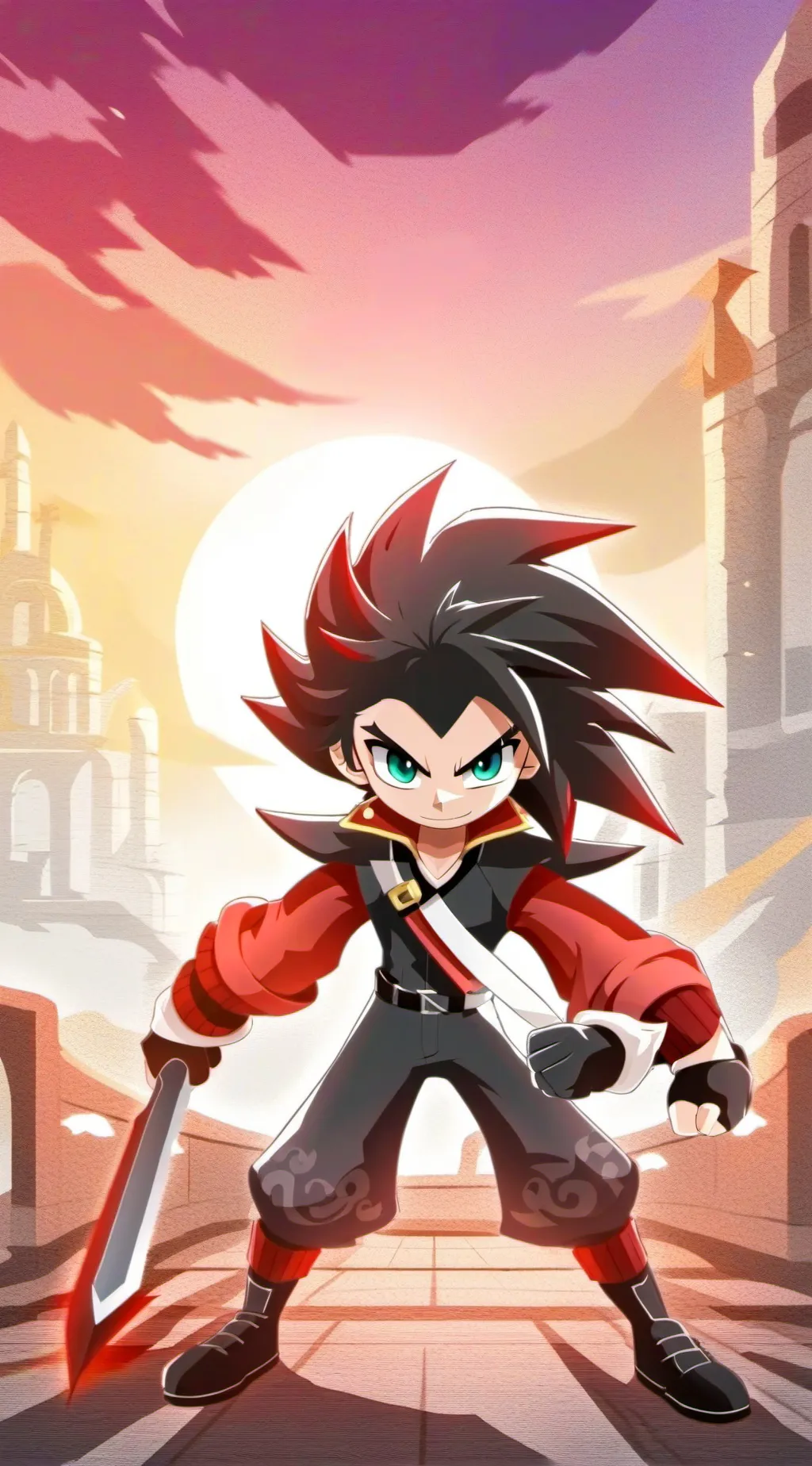 ai character: Shadow background