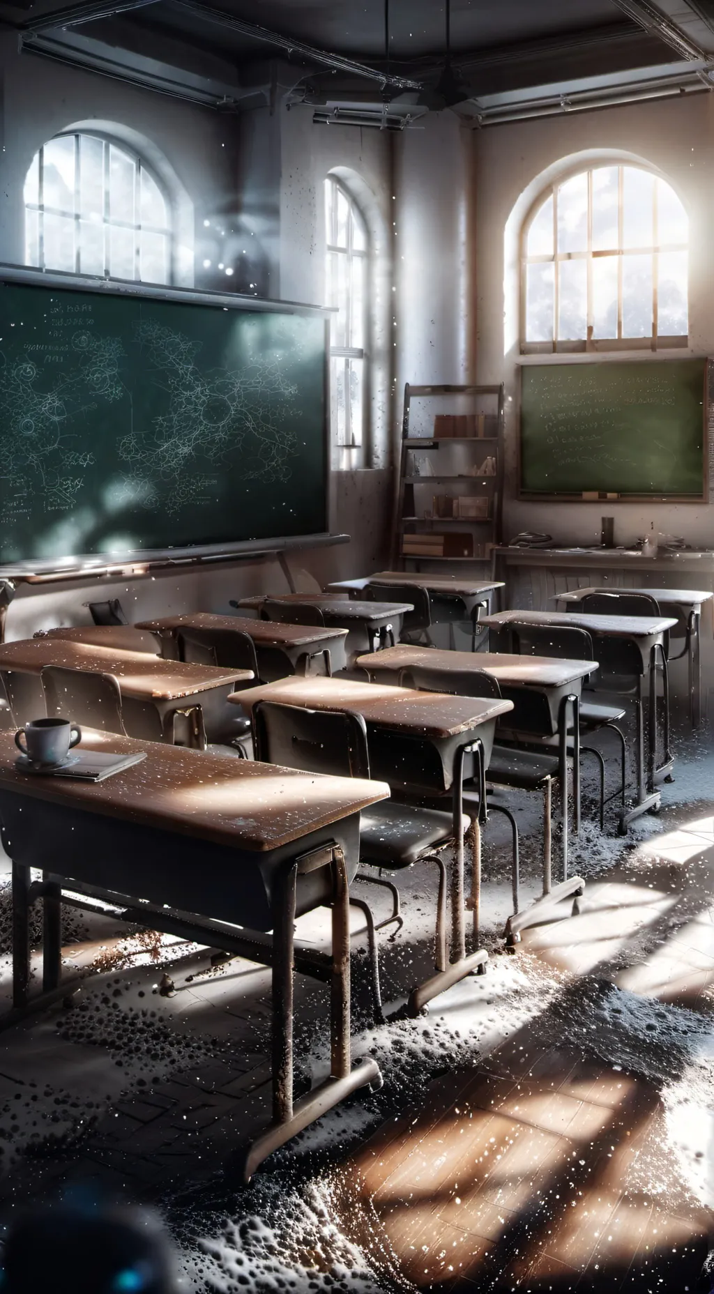 ai character: high School life background