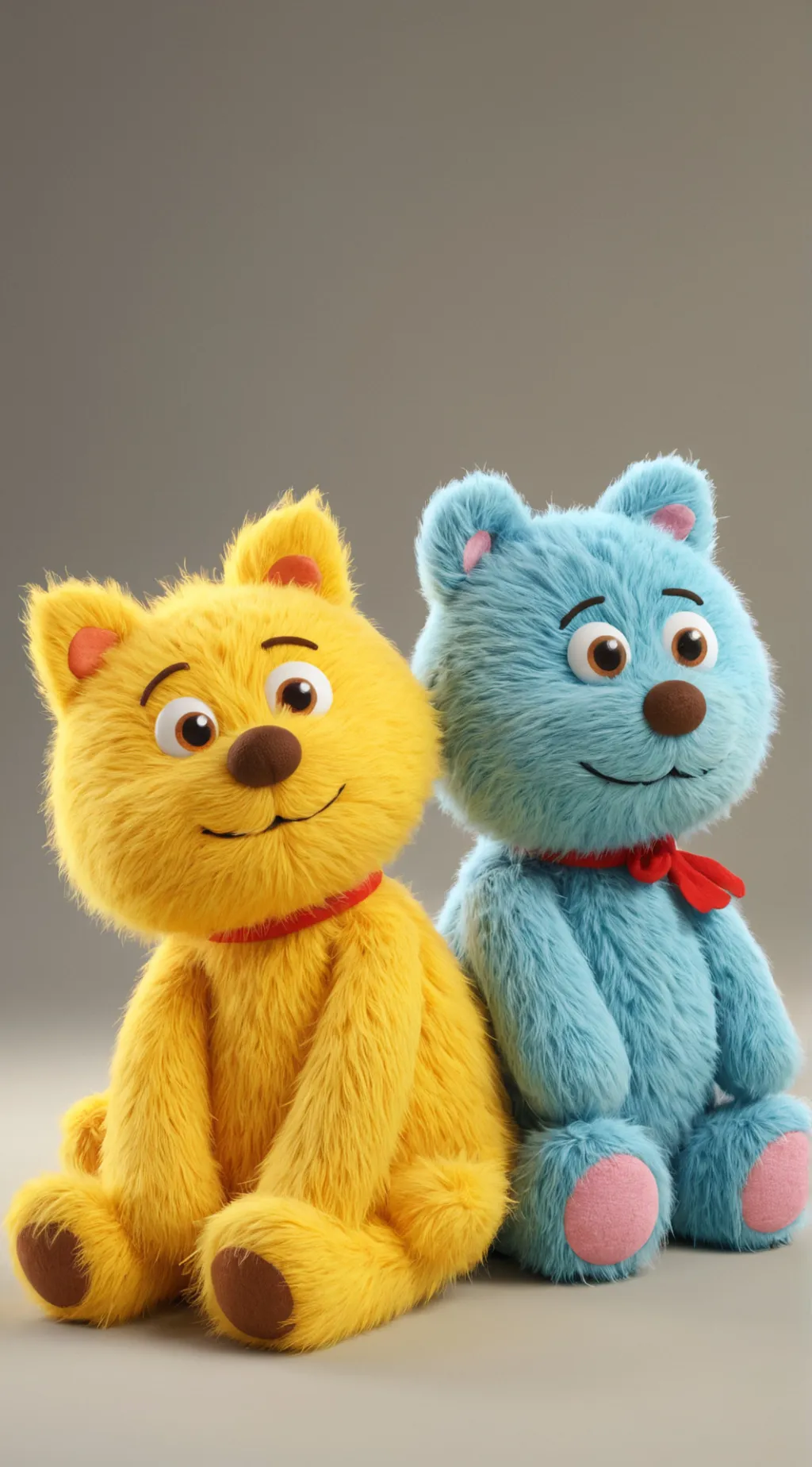 ai character: Плюш background