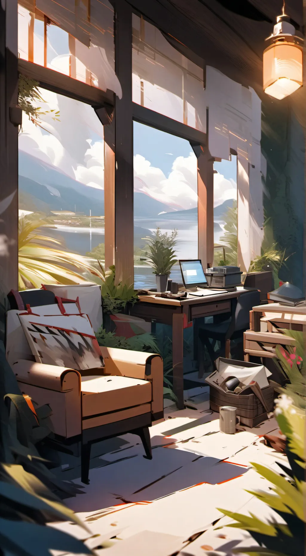 ai character: pijamada final background