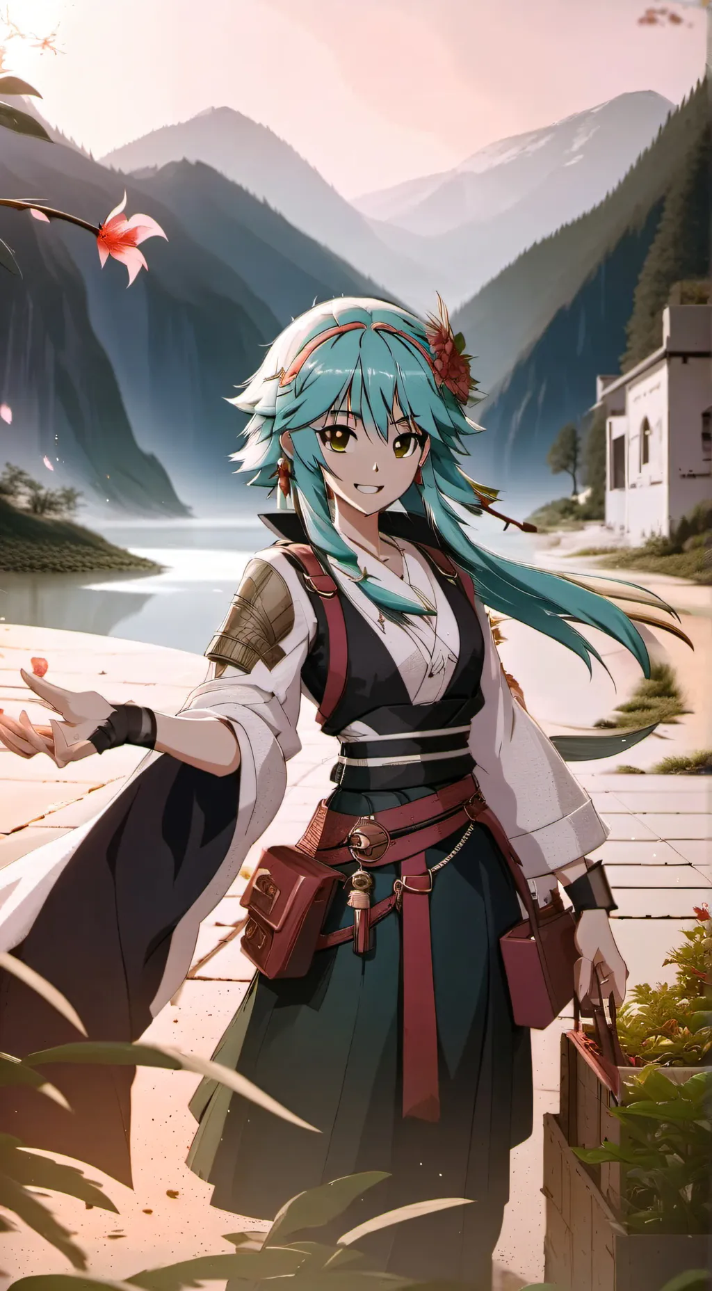 ai character: Aoi Miyu background