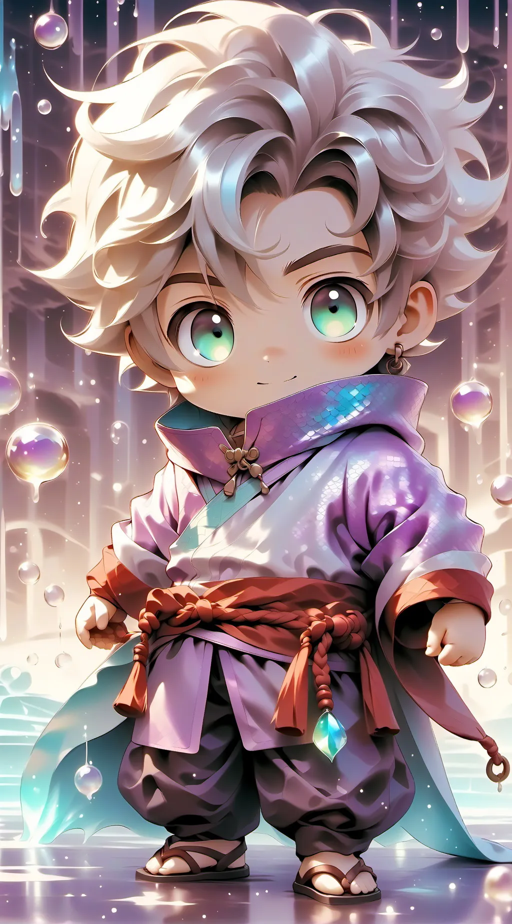 ai character: little angel background