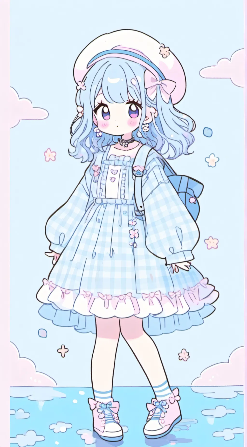 ai character: Clowey  background