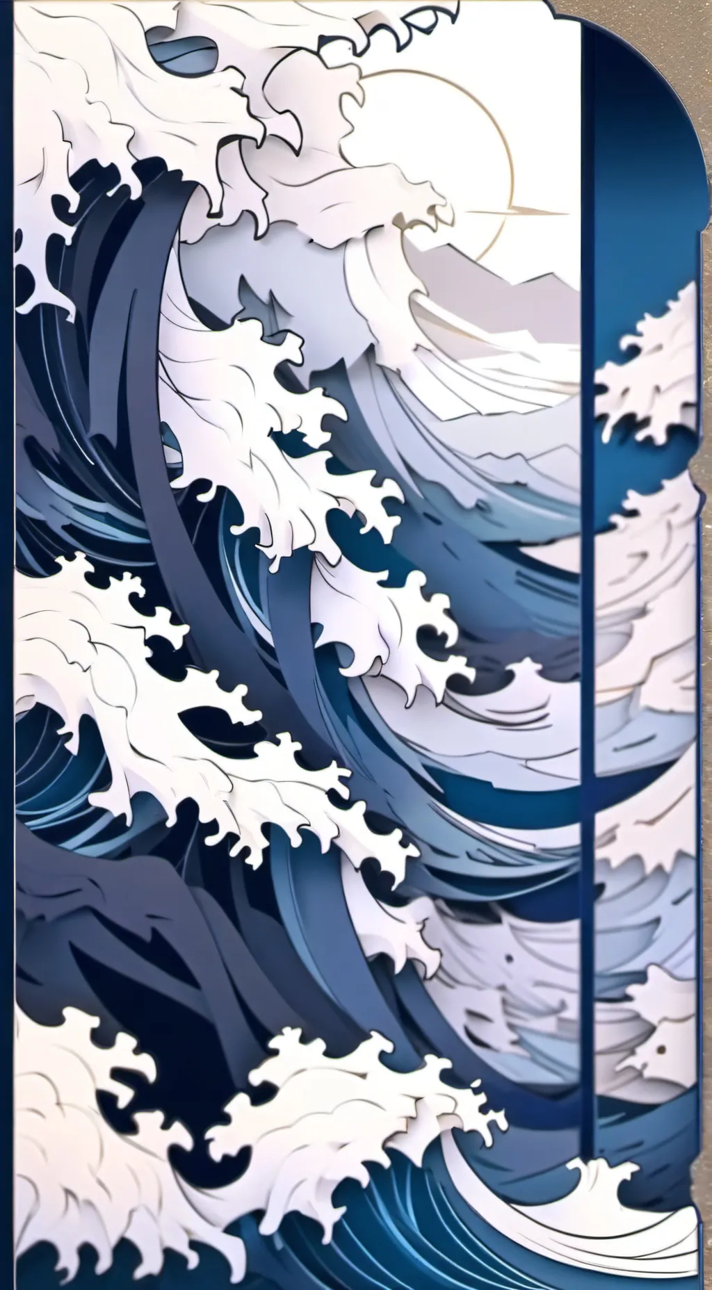 ai character: two time x Azure  background