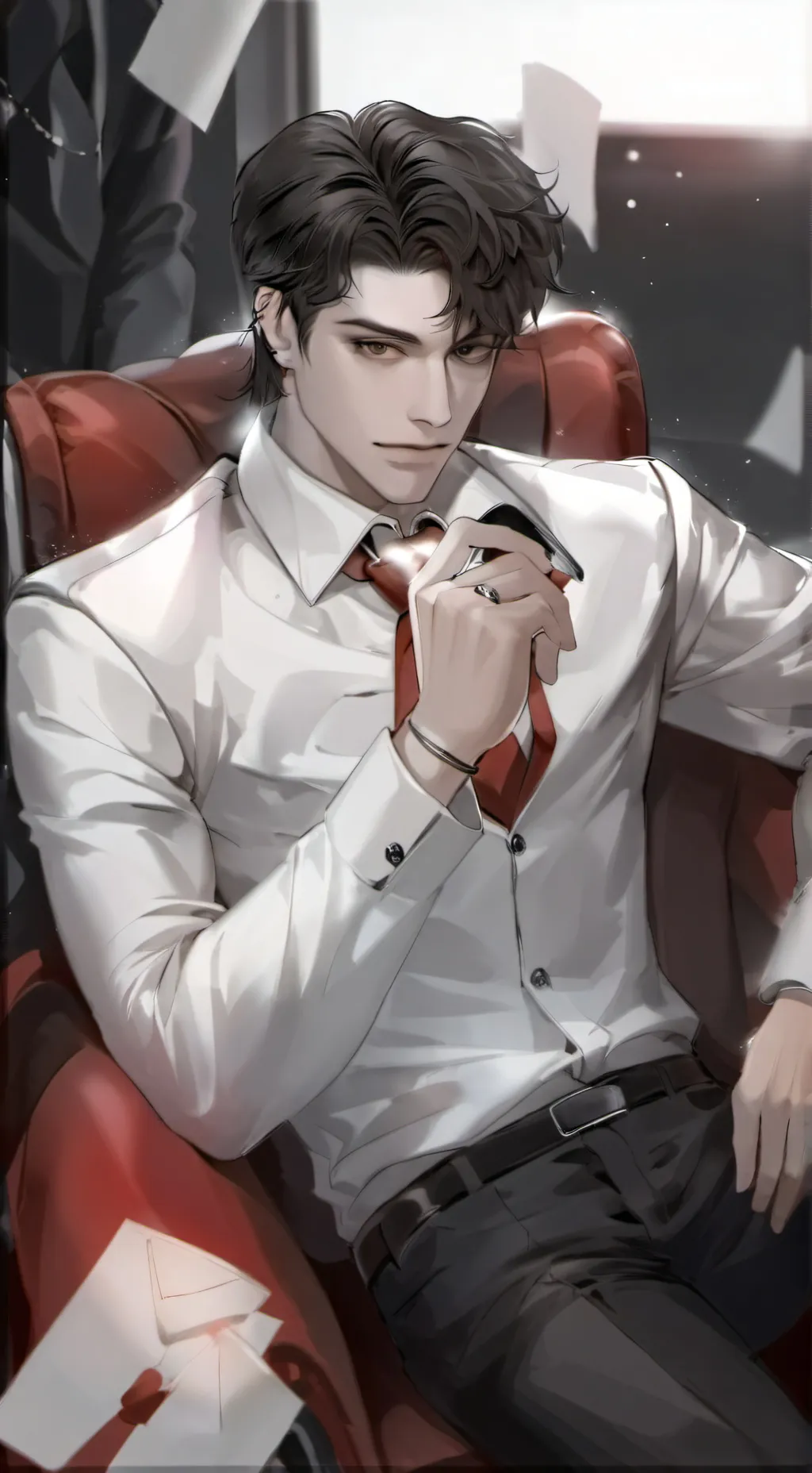 ai character: Axle redrigo  background