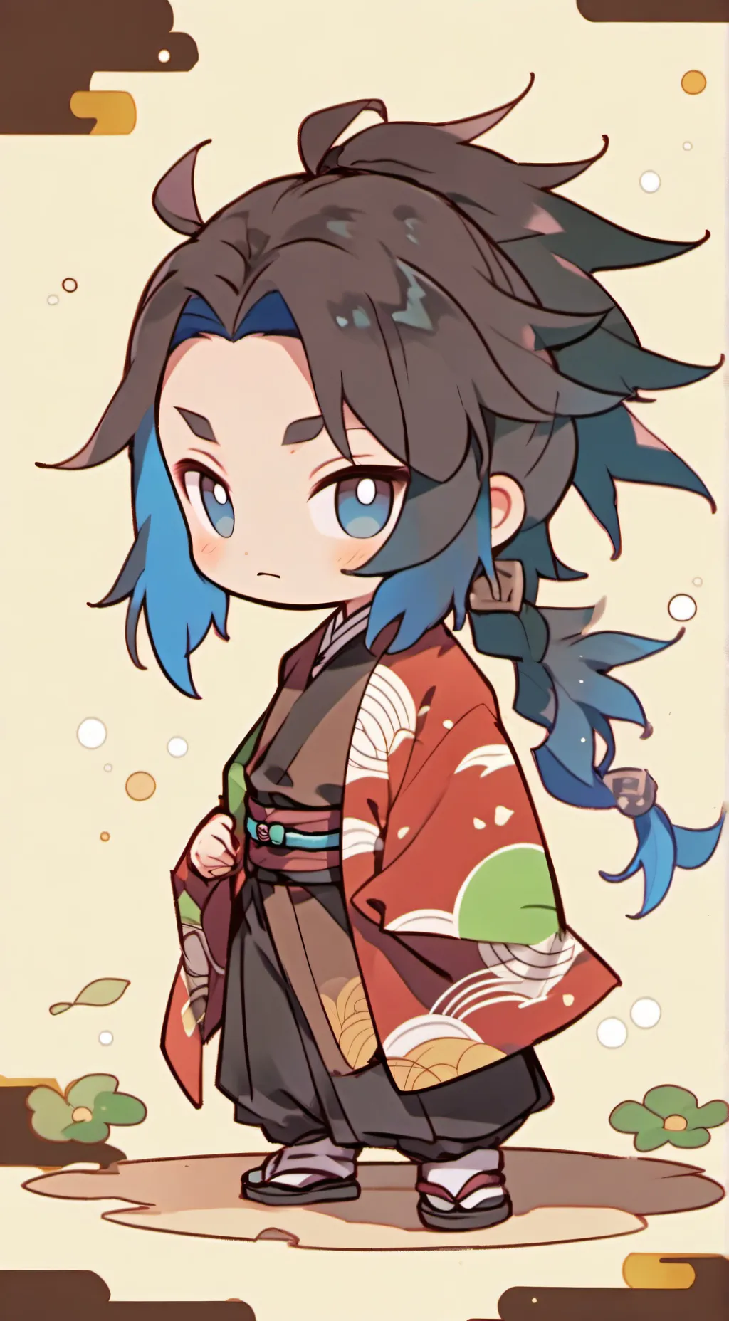 ai character: tomioka giyu background