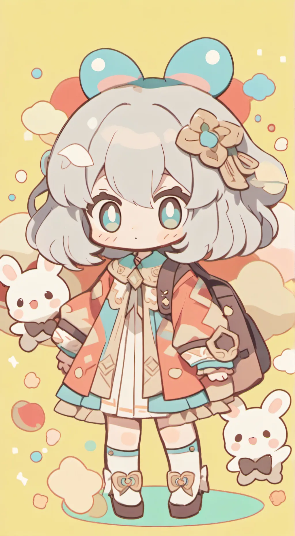 ai character: сестрёнка background