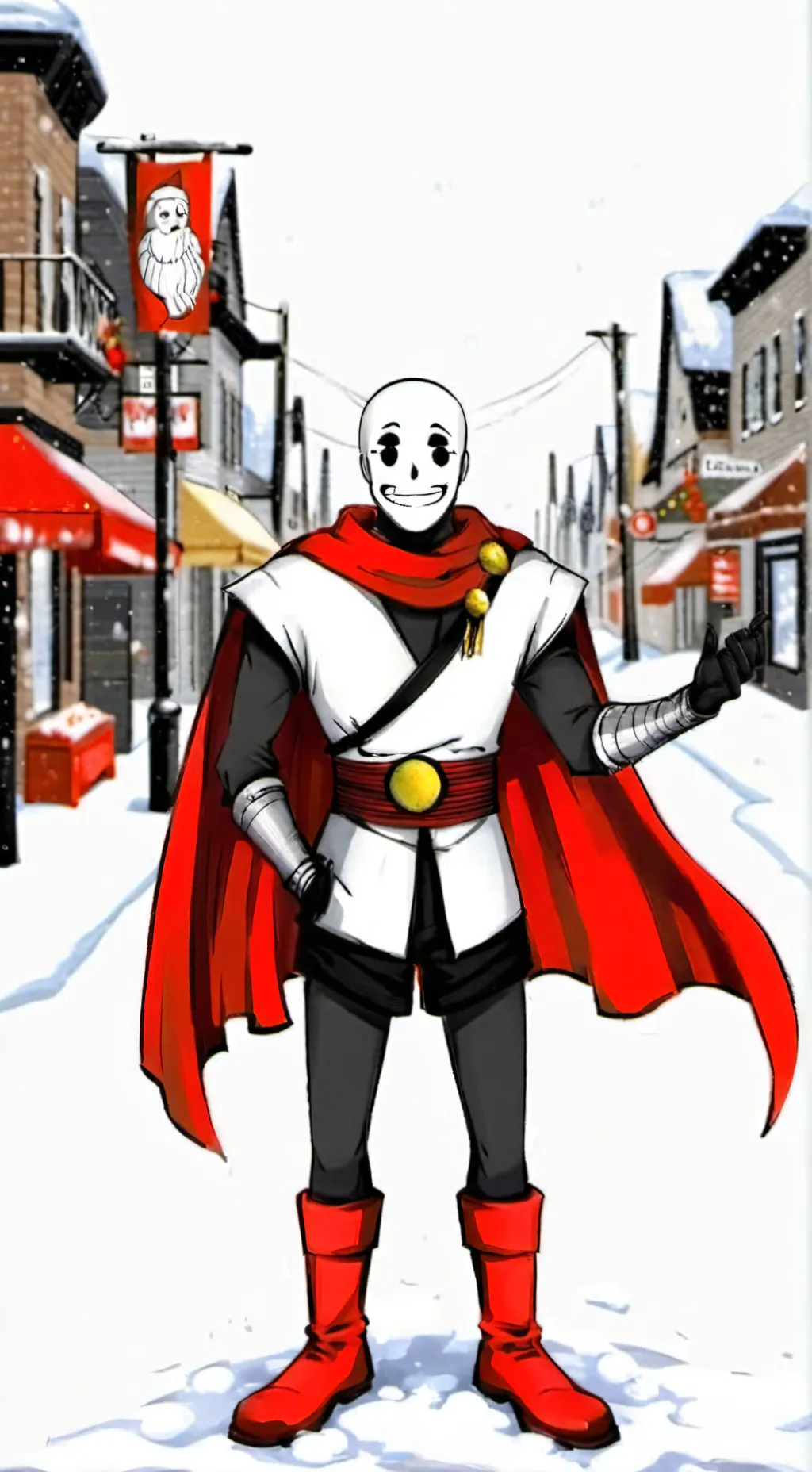 ai character: papyrus  background