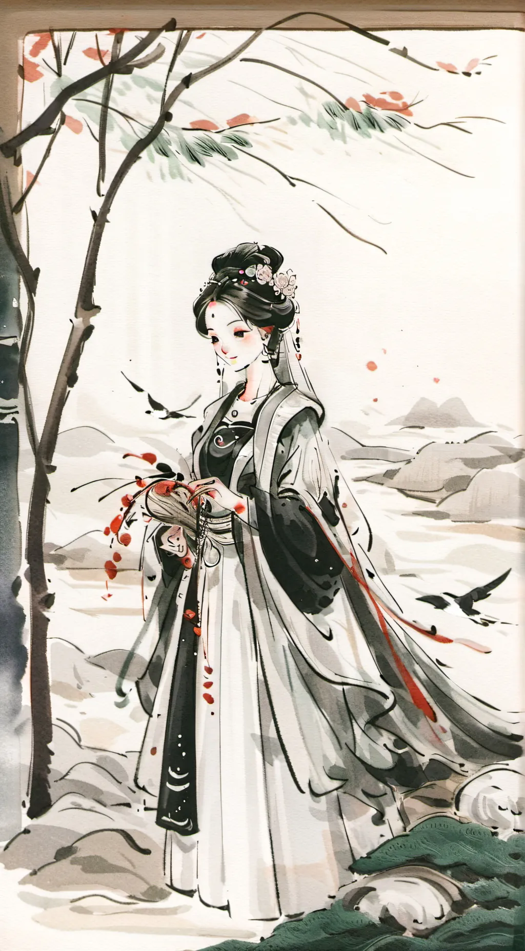 ai character: SONADDDDOOWWWW background