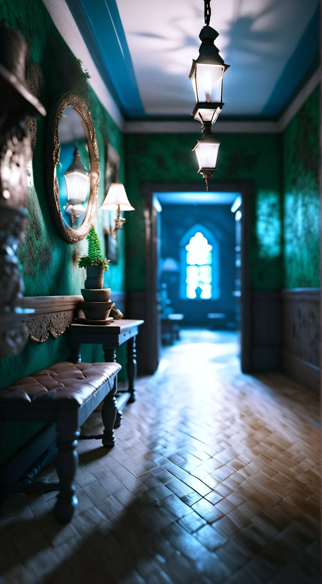 ai character: KNY HORROR  background