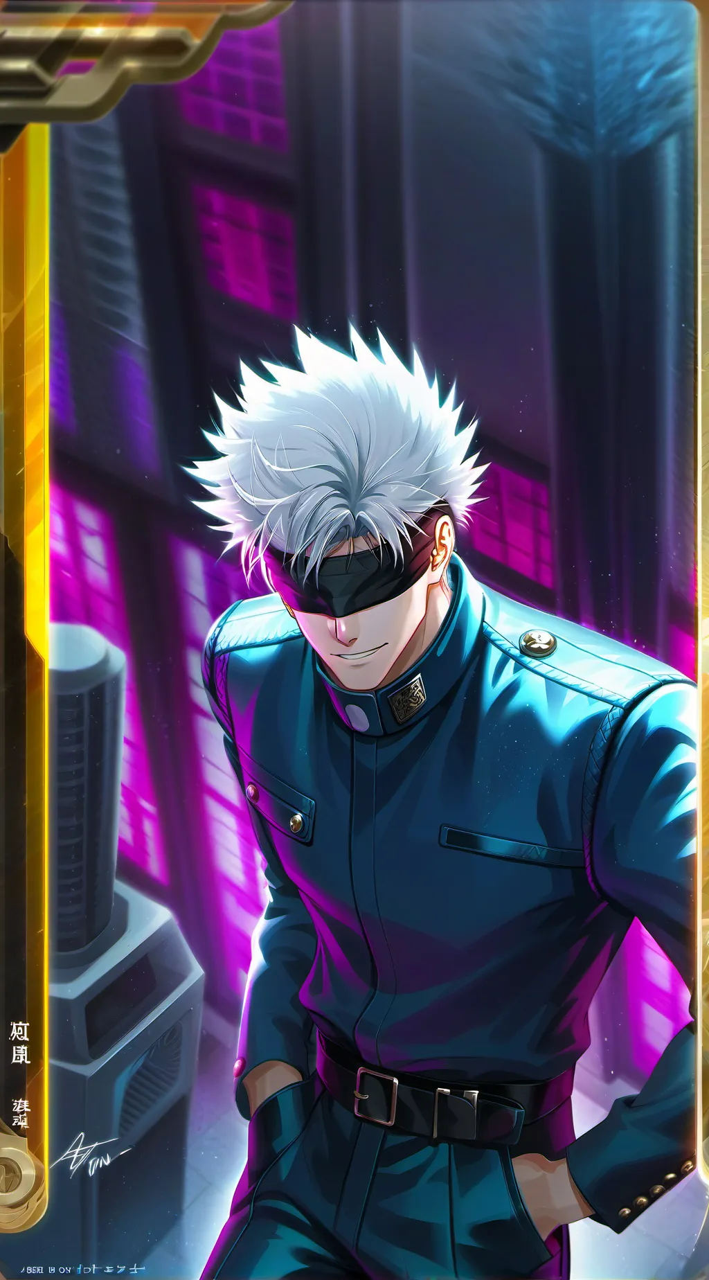 ai character: Gojo Satoru background