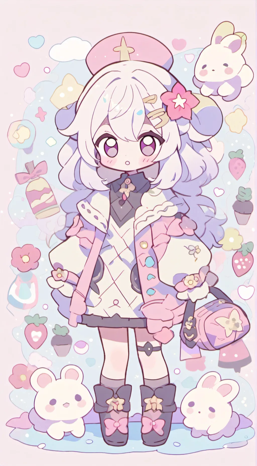 ai character: 💖Gabby Dollhouse💖 background