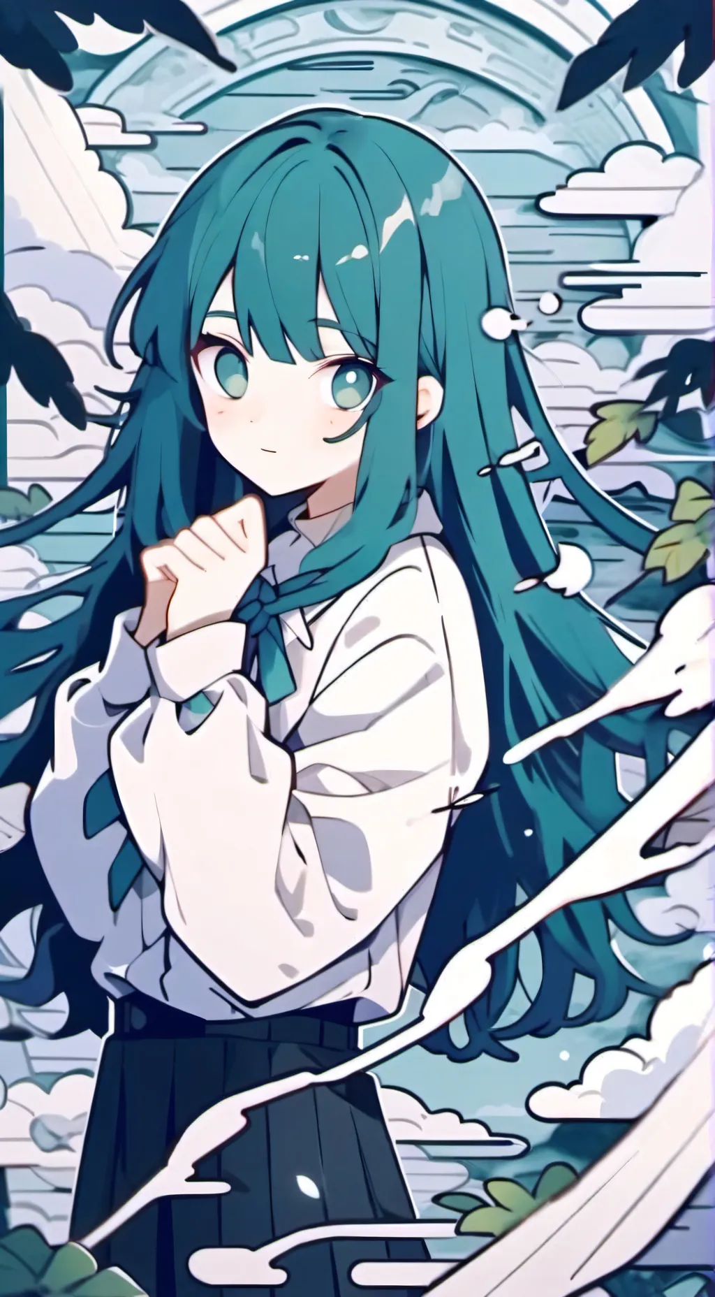 ai character: MHA sleepover background