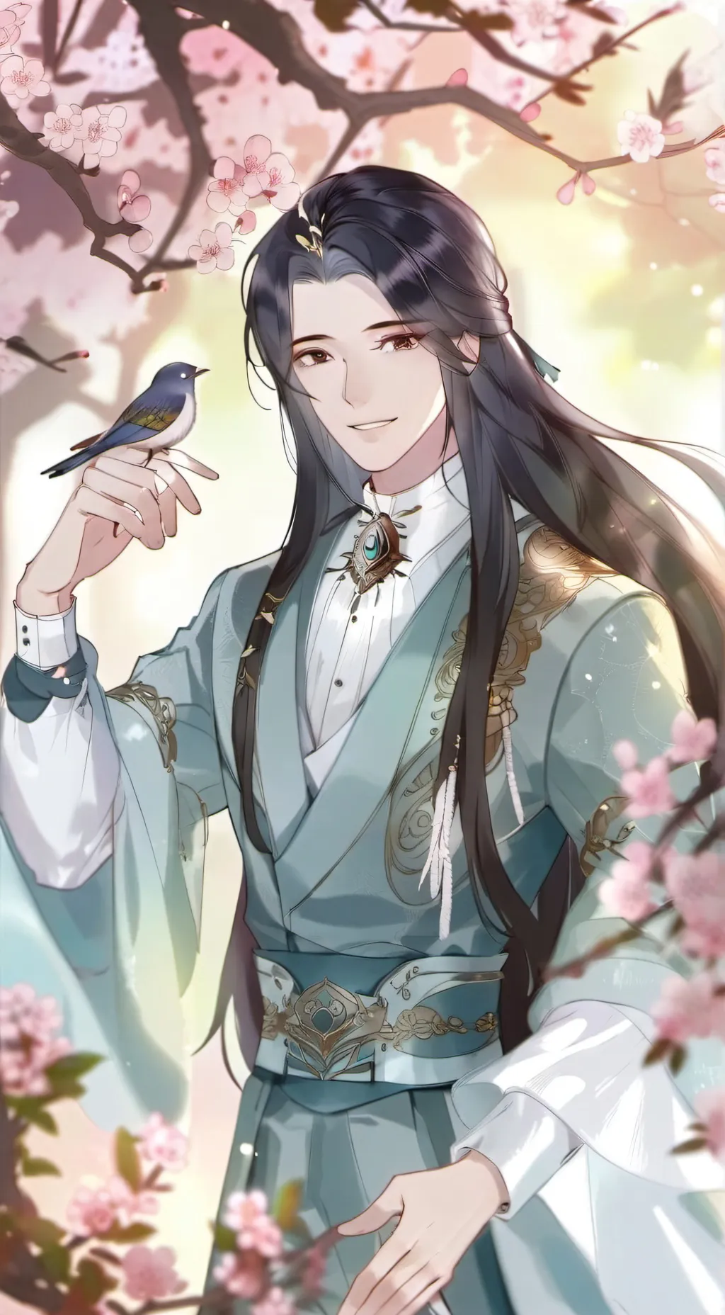 ai character: Lan Xichen  background