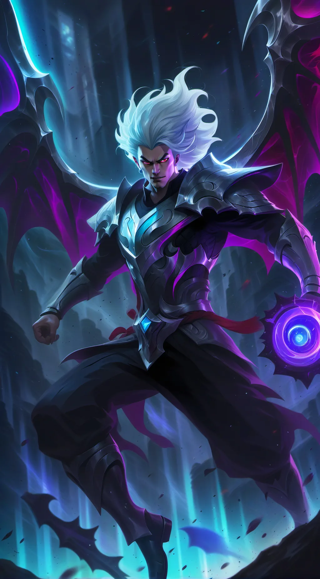 ai character: CELEBRATION!! WOOO background