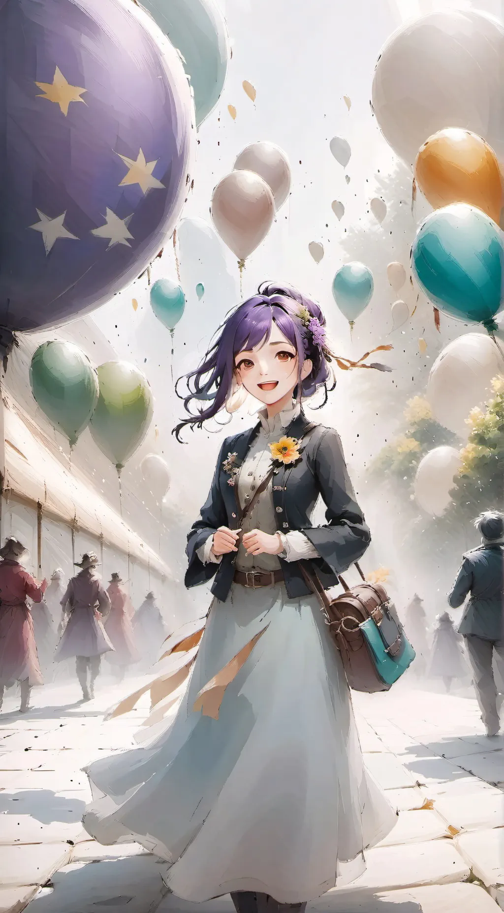 ai character: Lilly background