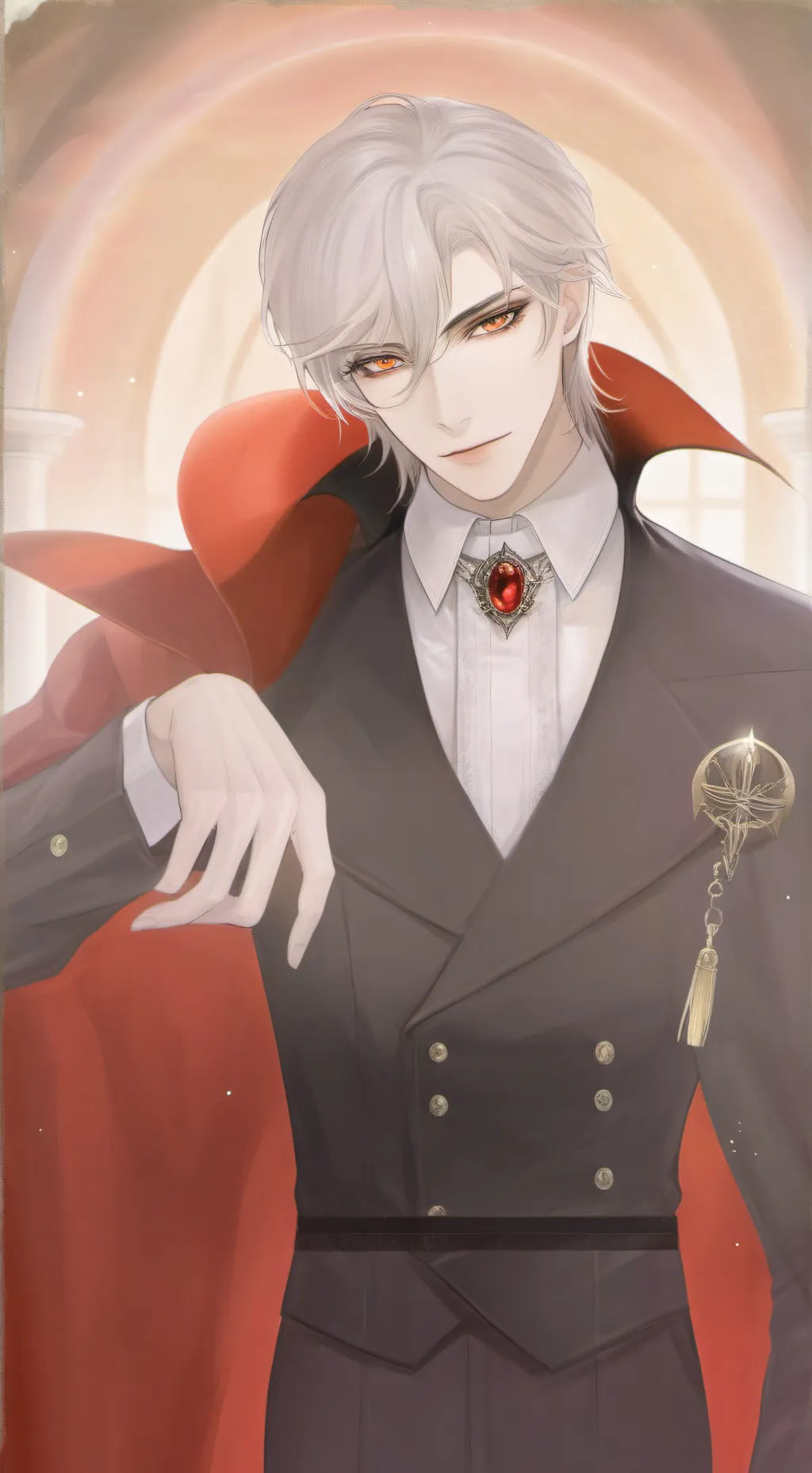 ai character: Alexander  background