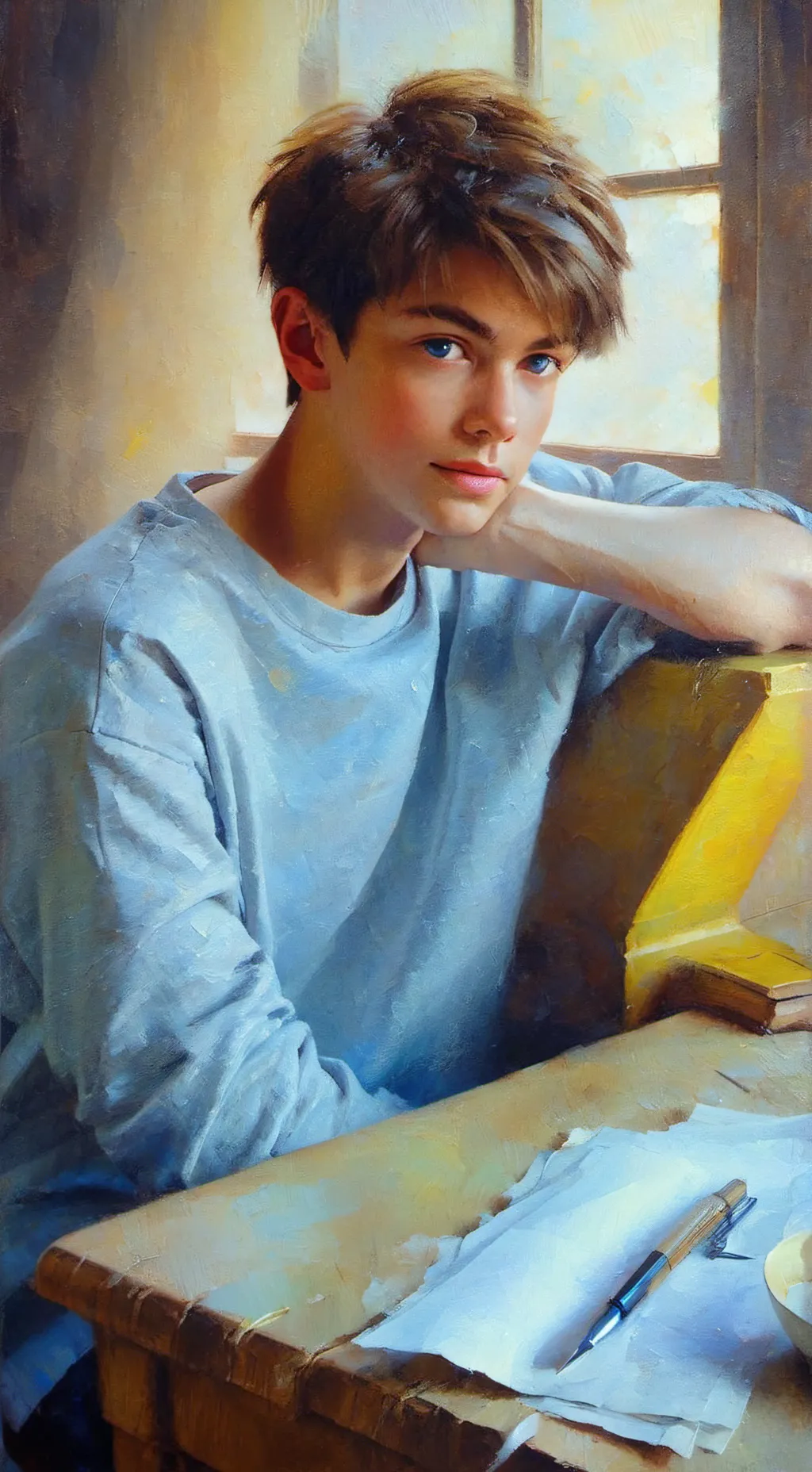 ai character: Mike background