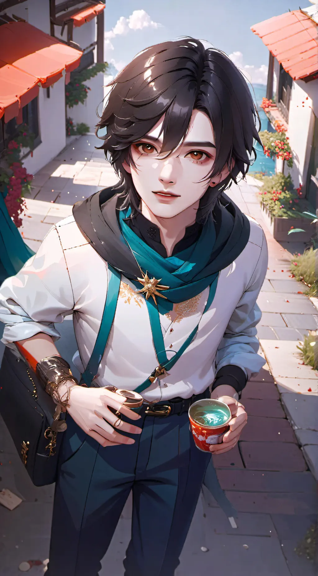 ai character: tu novio background