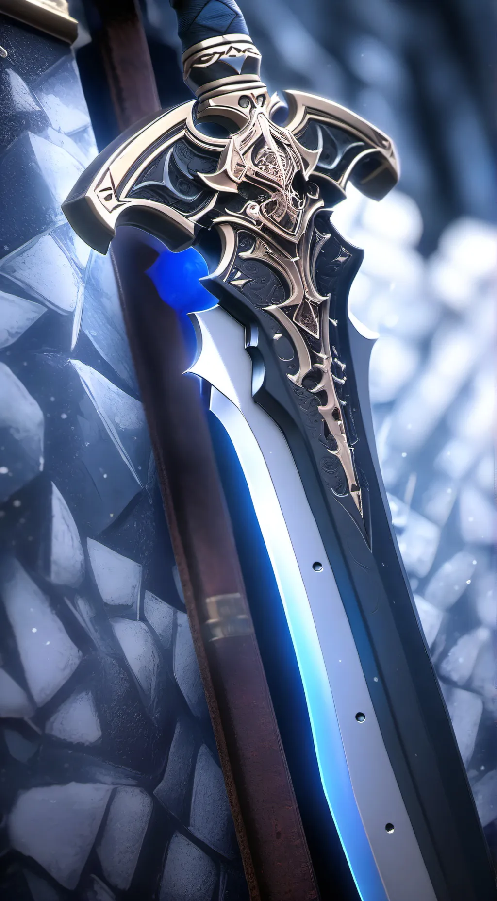 ai character: Swords background