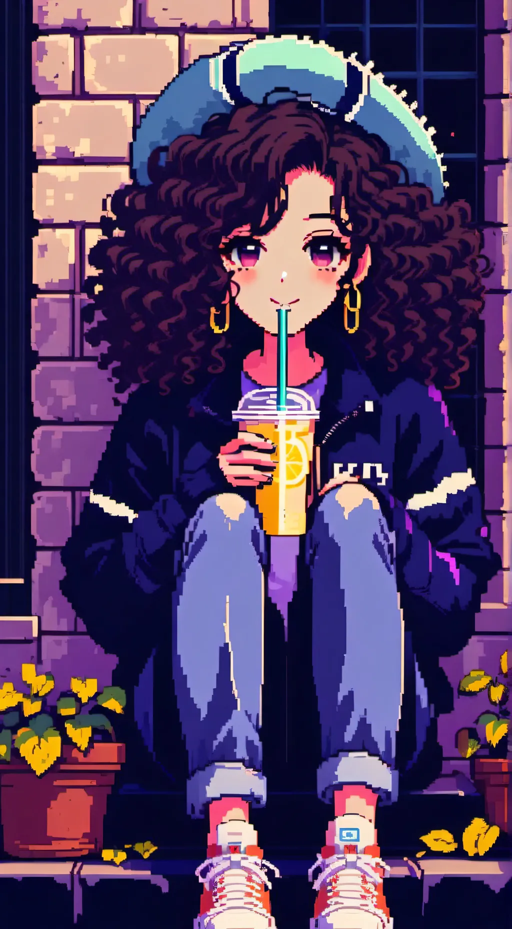 ai character: aphmau X MHA background