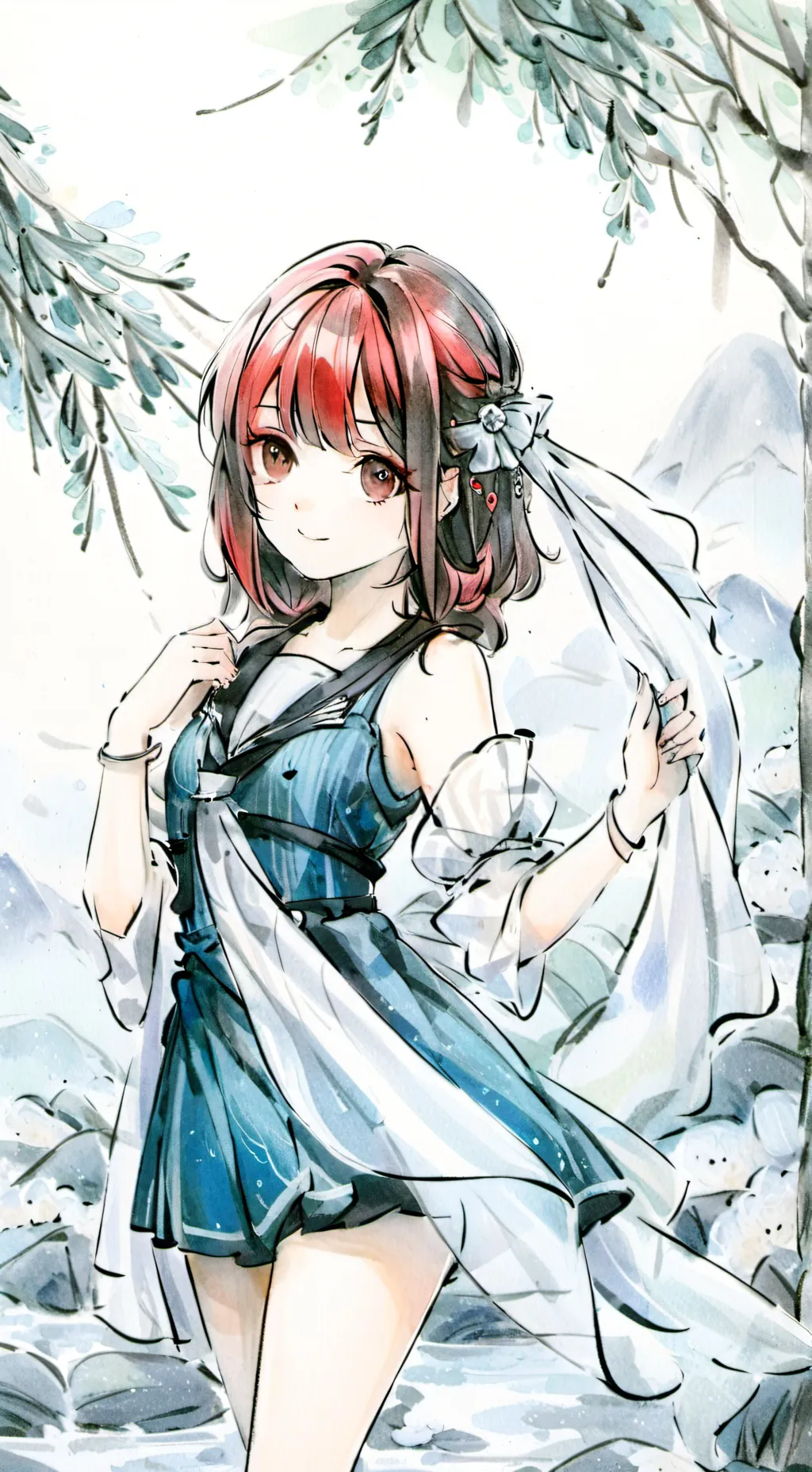 ai character: Mira background