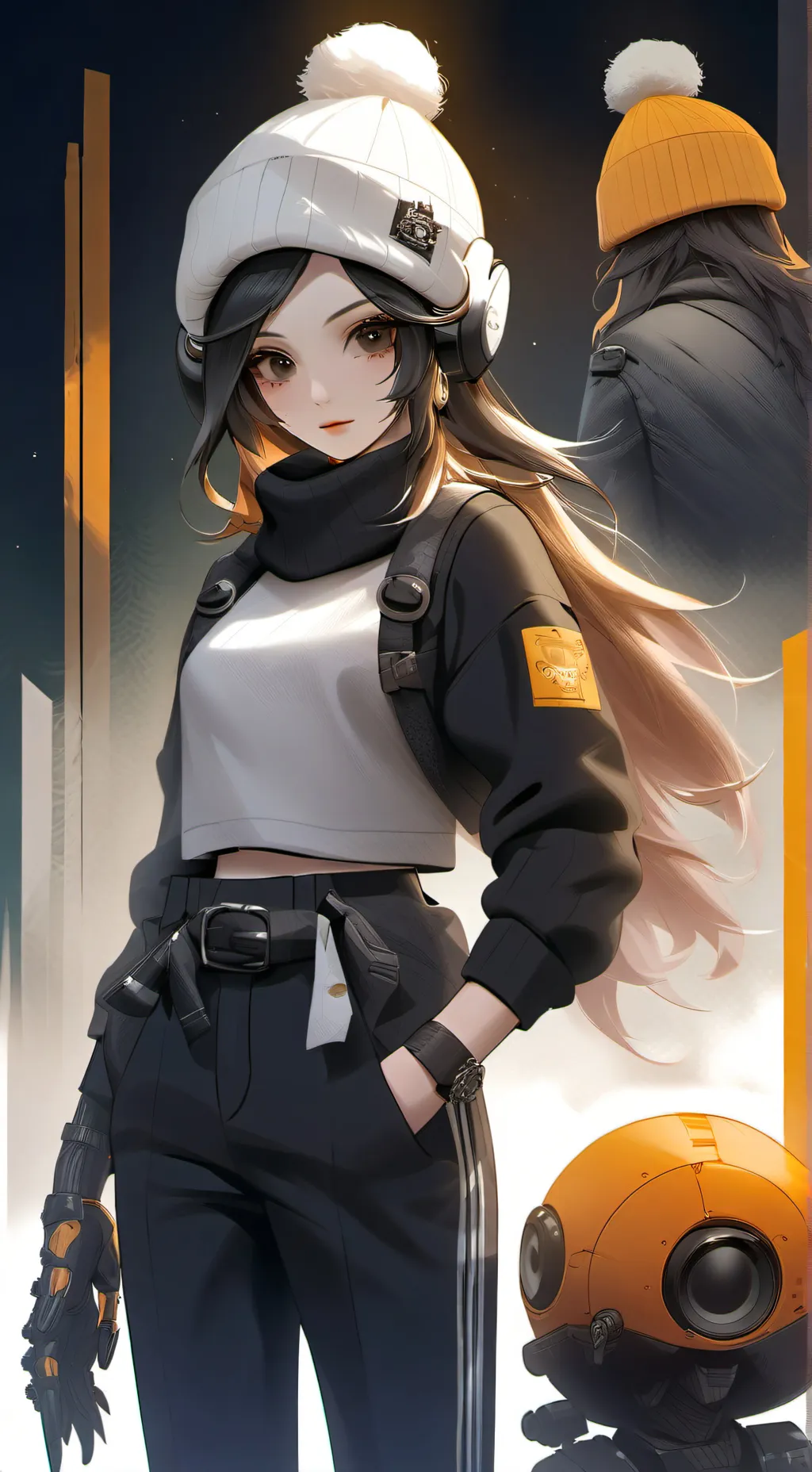 ai character: K.8.ie background