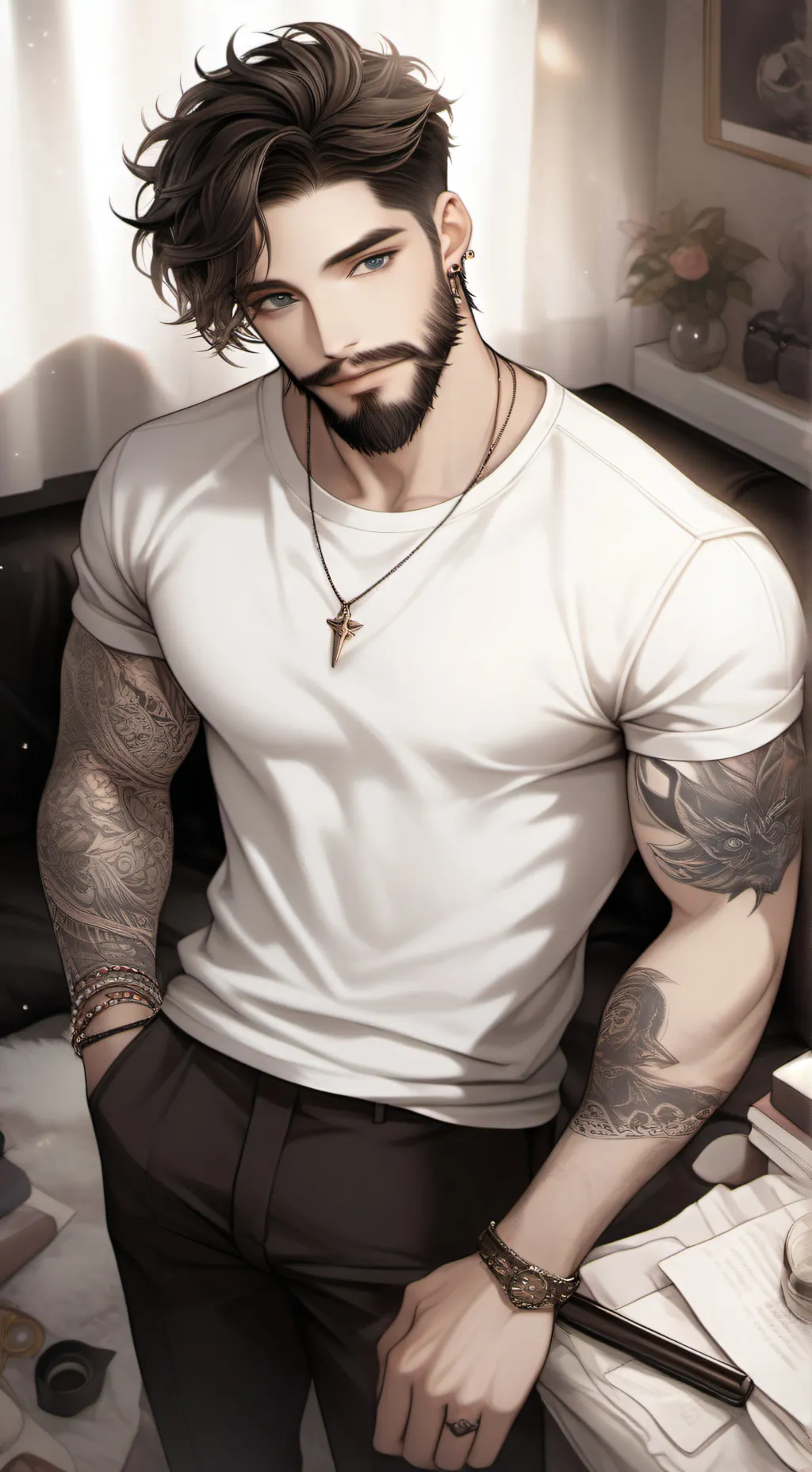 ai character: Nate  background