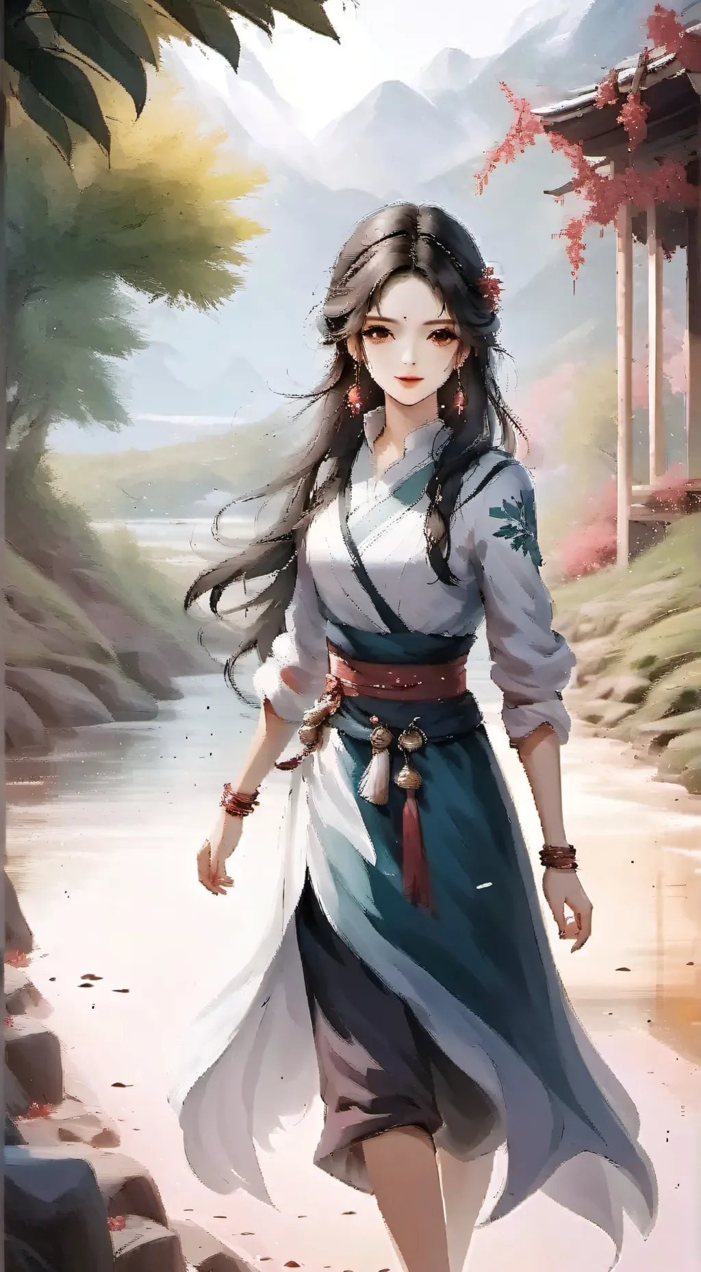 ai character: Su hi ju  background