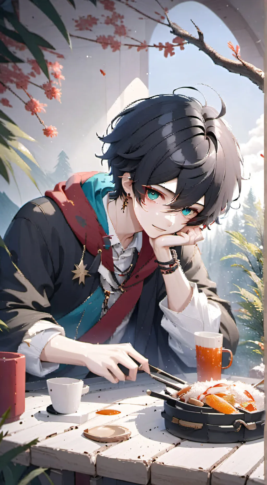 ai character: Taro⭐💫  background