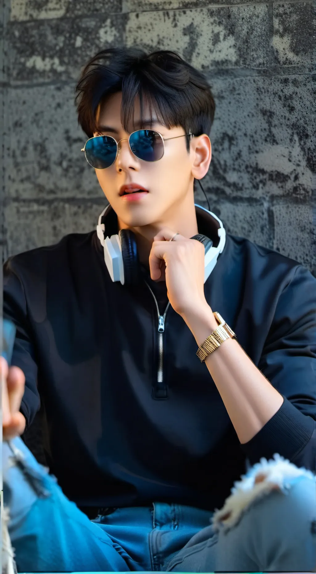 ai character: Drake(ur bbf) background