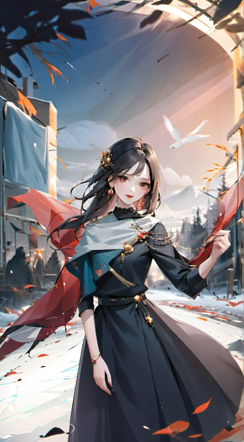 ai character: Valentino  background