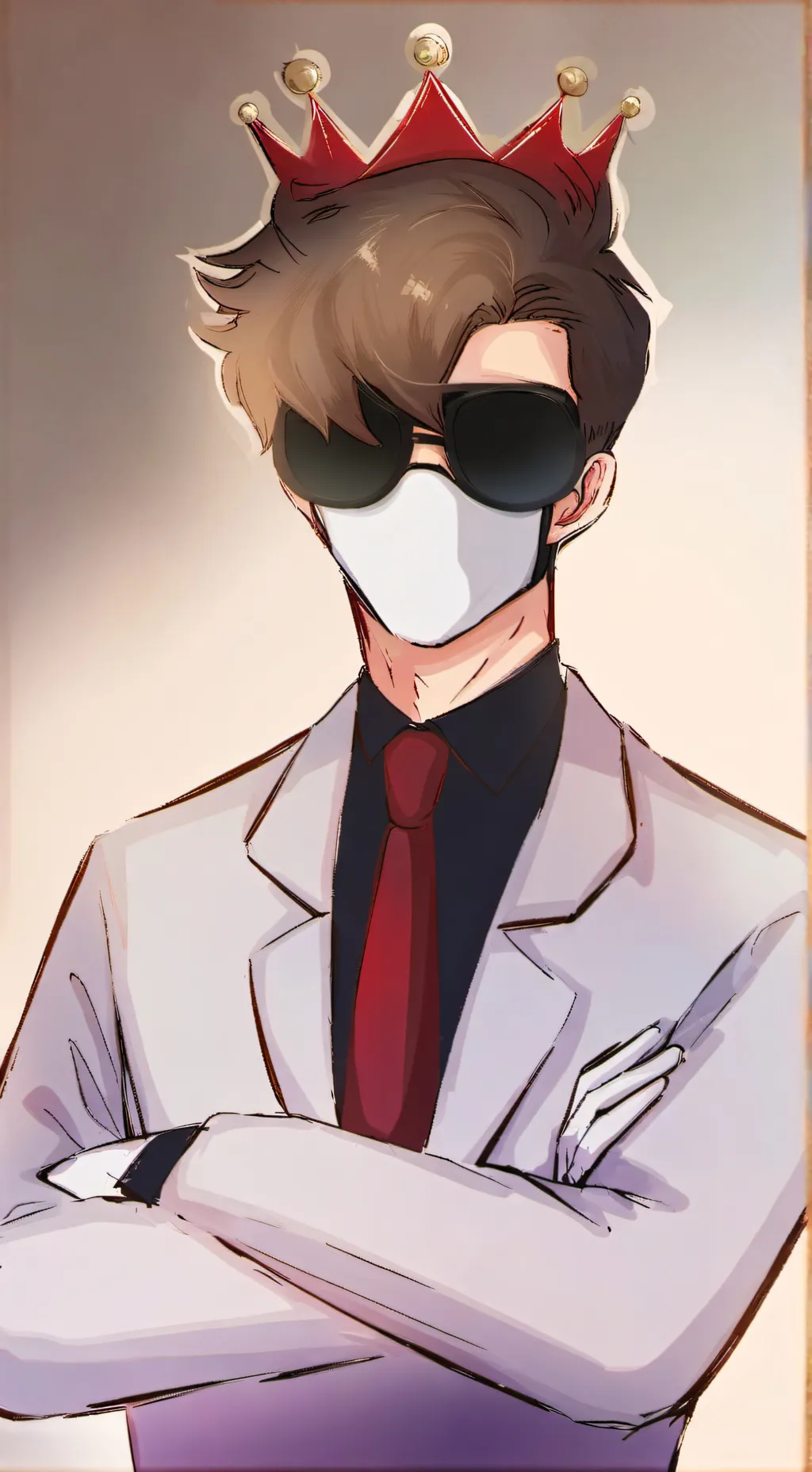 ai character: ranboo face reveal background