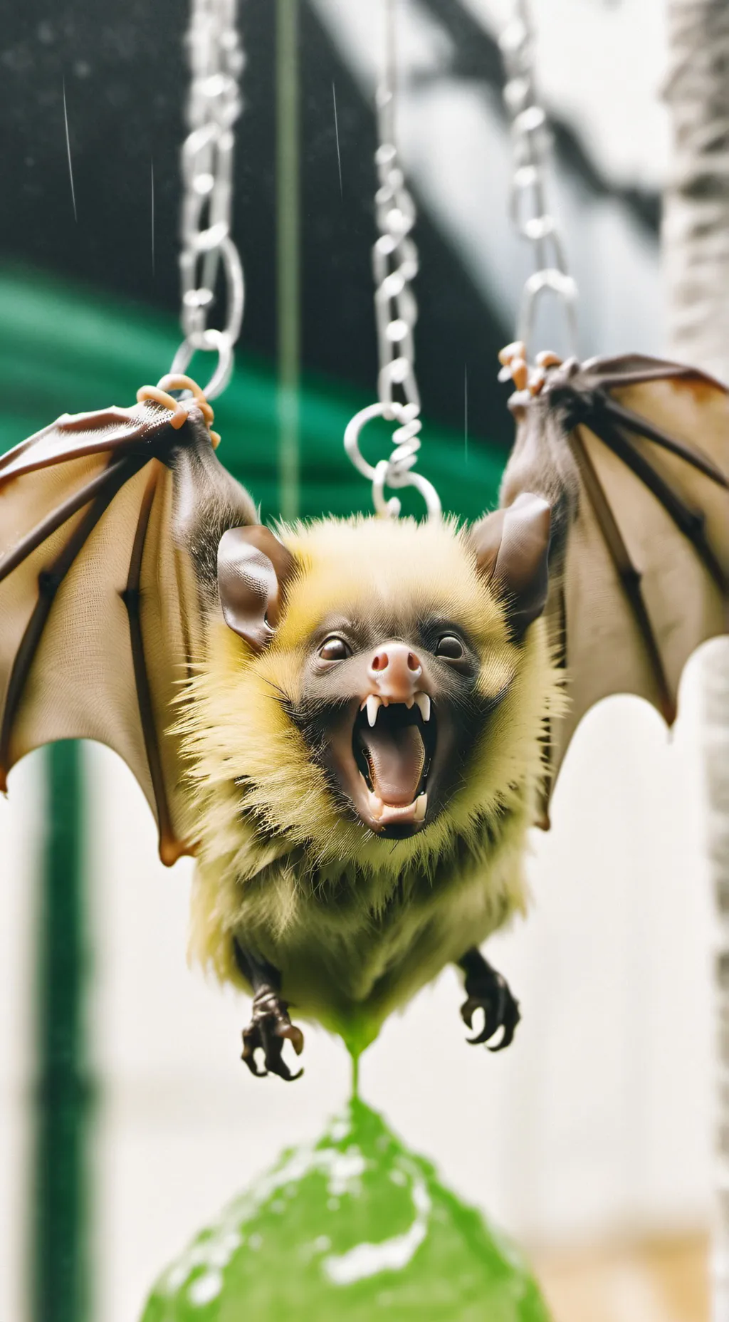 ai character: Pipistrelle bat background