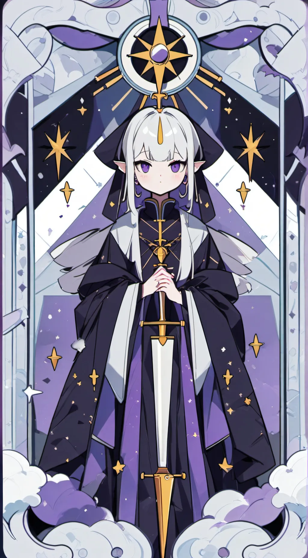 ai character: sky background