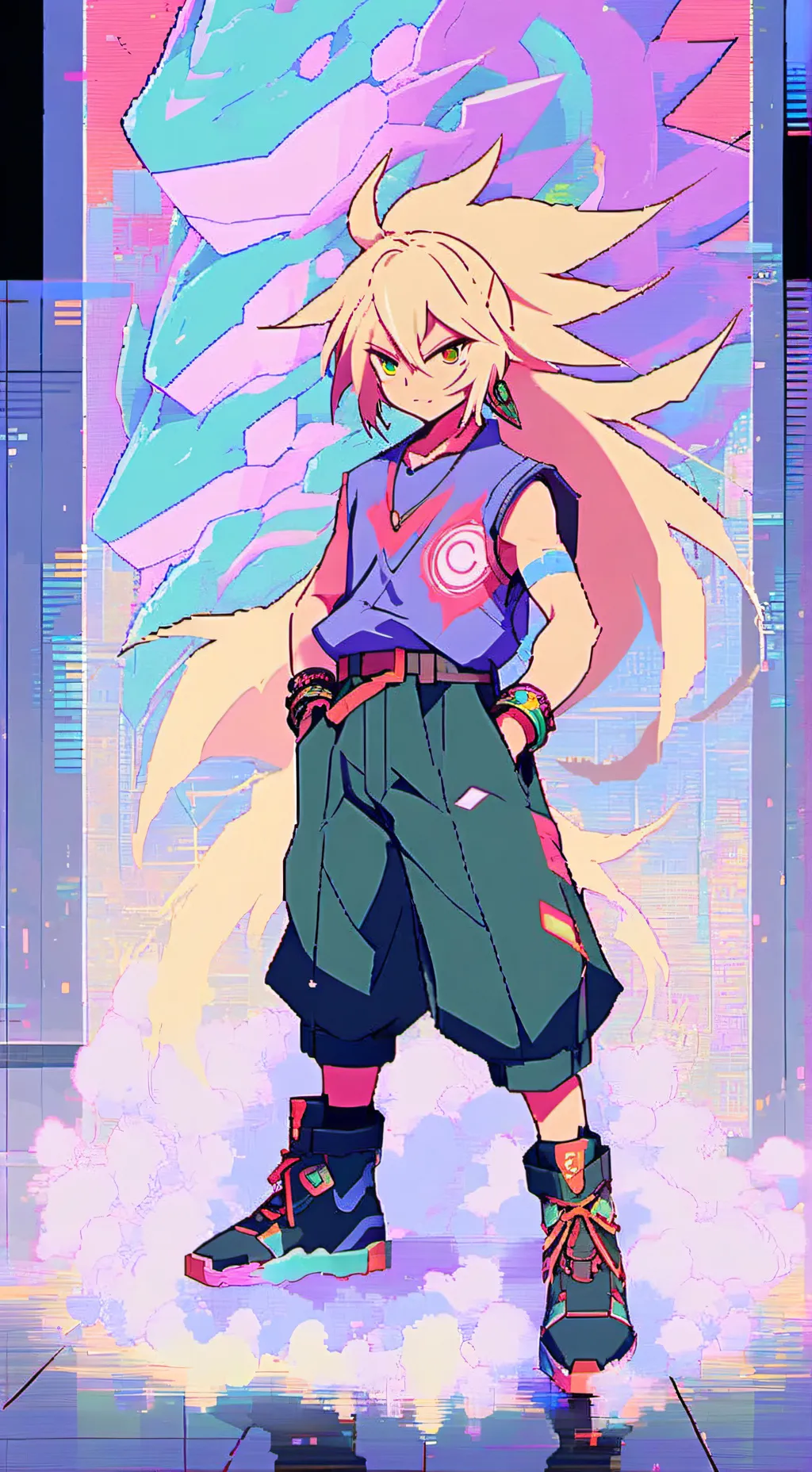 ai character: lily friend  background