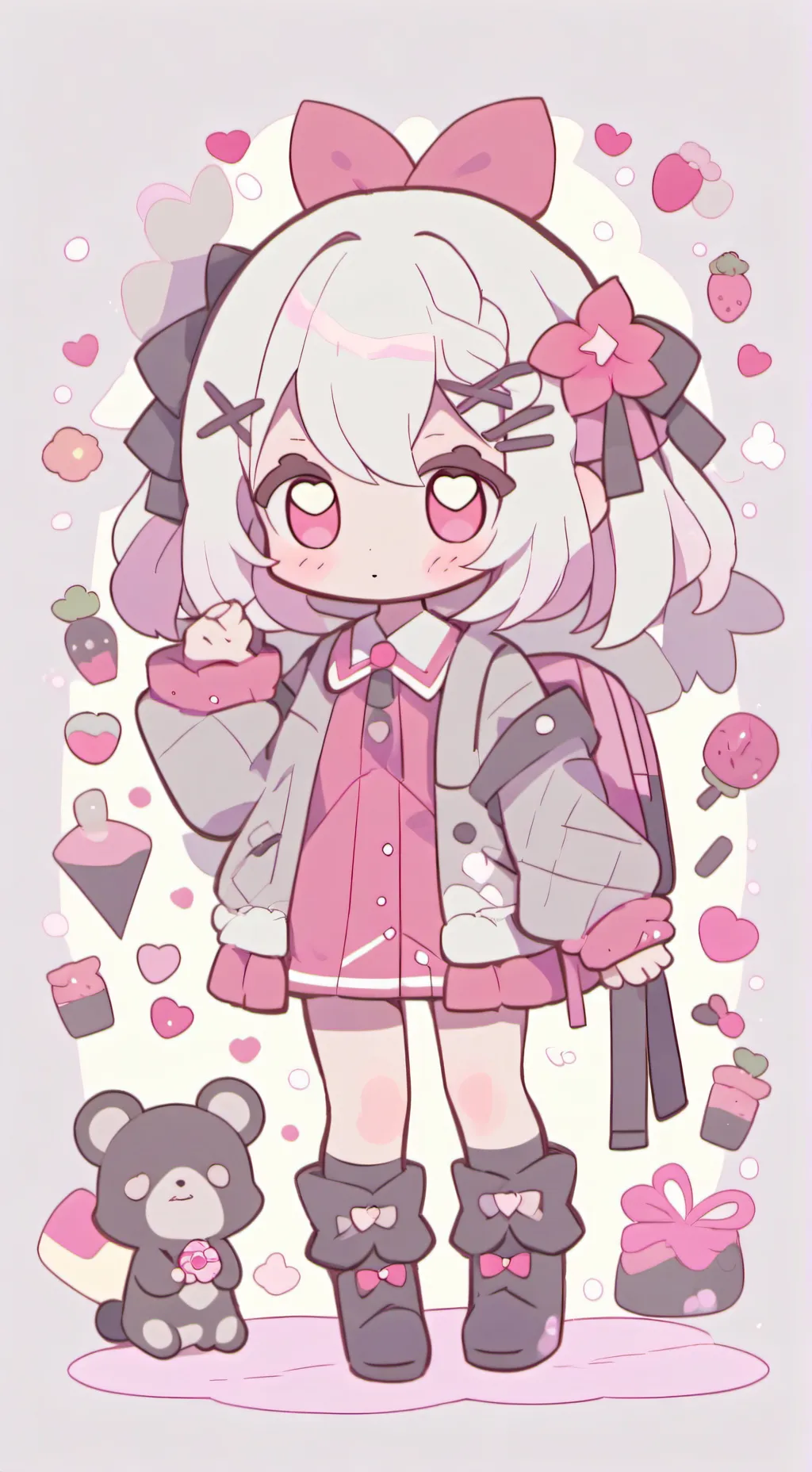 ai character: luana(sua prima) background